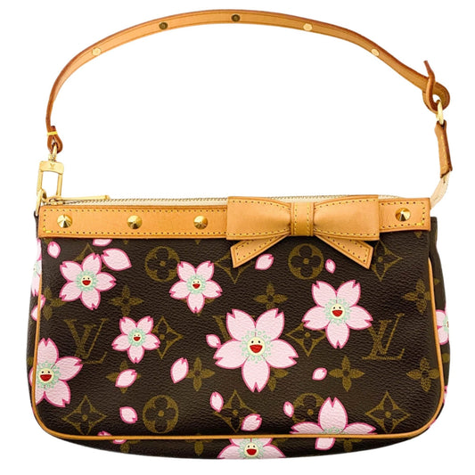 Louis Vuitton x Takashi Murakami Monogram Cherry Blossom Pochette Accessoire M92006, in Sold by HIVE PRELOVED - Shoulder Bag
