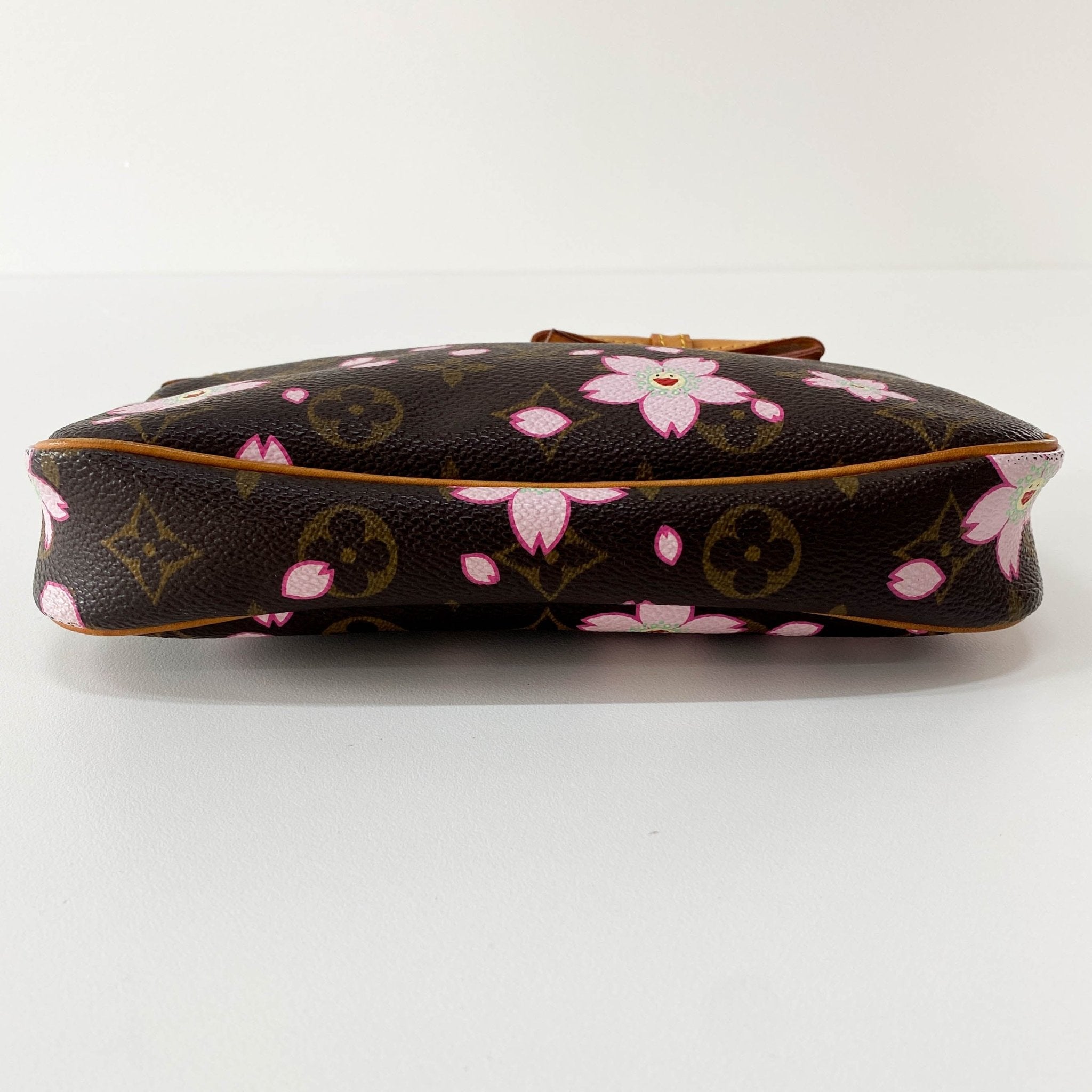 Louis Vuitton x Takashi Murakami Monogram Cherry Blossom Pochette Accessoire M92006 in Sold by HIVE PRELOVED - Handle Bag