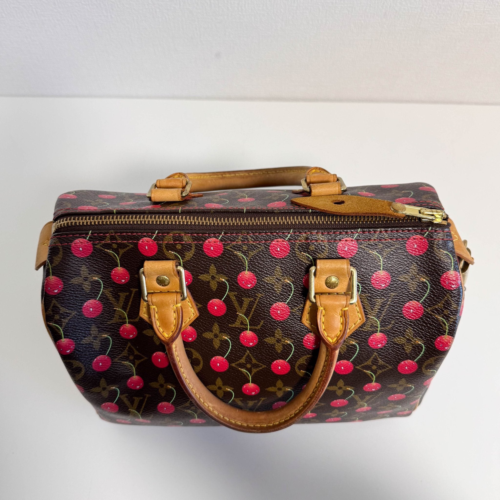 LOUIS VUITTON Louis Vuitton x Takashi Murakami Monogram Cherry Speedy 25, in , Sold by HIVE PRELOVED - Handle Bags, ,