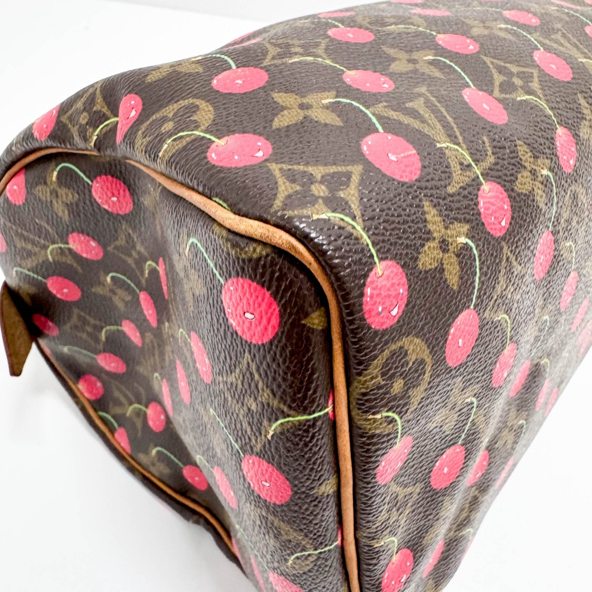 LOUIS VUITTON Louis Vuitton x Takashi Murakami Monogram Cherry Speedy 25, in , Sold by HIVE PRELOVED - Handle Bags, ,