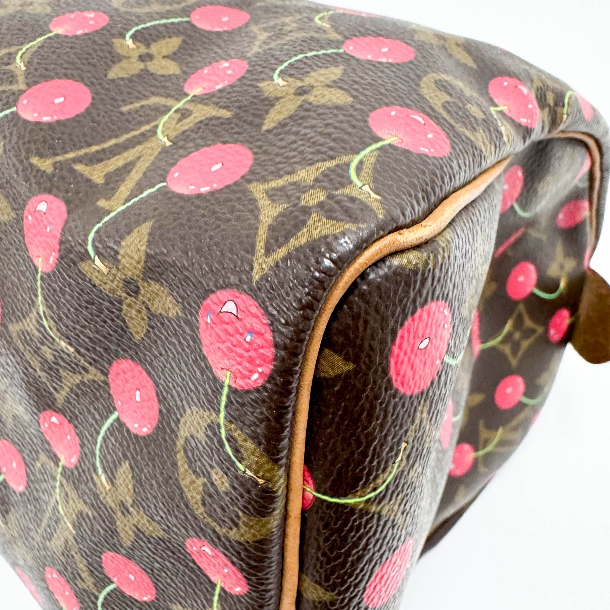 LOUIS VUITTON Louis Vuitton x Takashi Murakami Monogram Cherry Speedy 25, in , Sold by HIVE PRELOVED - Handle Bags, ,