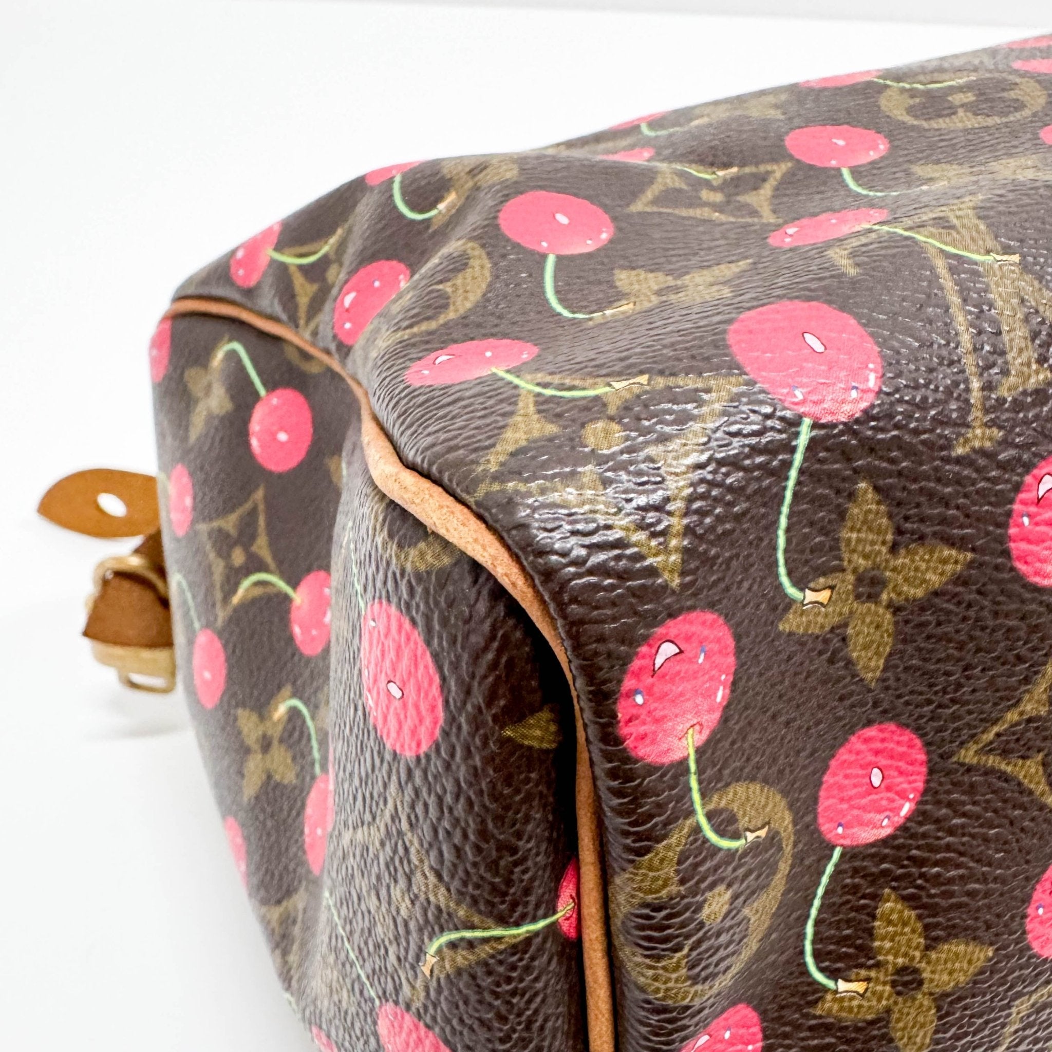 LOUIS VUITTON Louis Vuitton x Takashi Murakami Monogram Cherry Speedy 25, in , Sold by HIVE PRELOVED - Handle Bags, ,