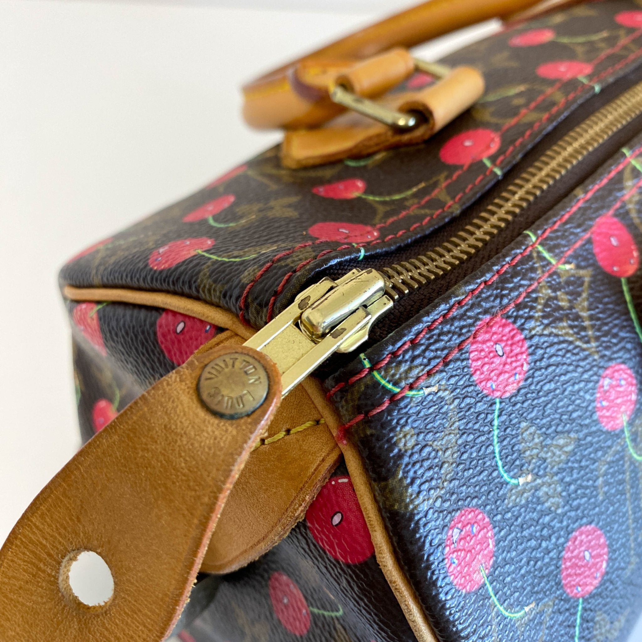 LOUIS VUITTON Louis Vuitton x Takashi Murakami Monogram Cherry Speedy 25, in , Sold by HIVE PRELOVED - Handle Bags, ,
