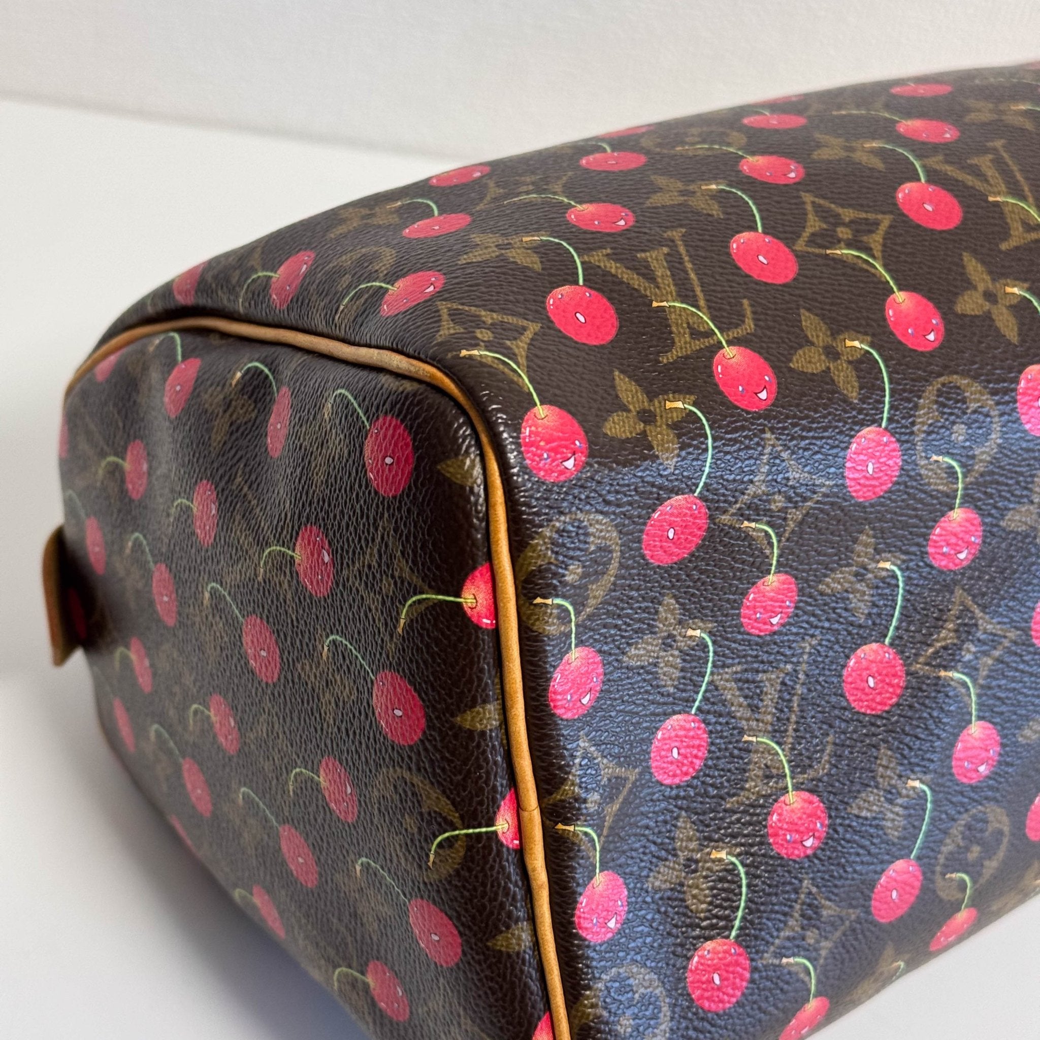 LOUIS VUITTON Louis Vuitton x Takashi Murakami Monogram Cherry Speedy 25, in , Sold by HIVE PRELOVED - Handle Bags, ,