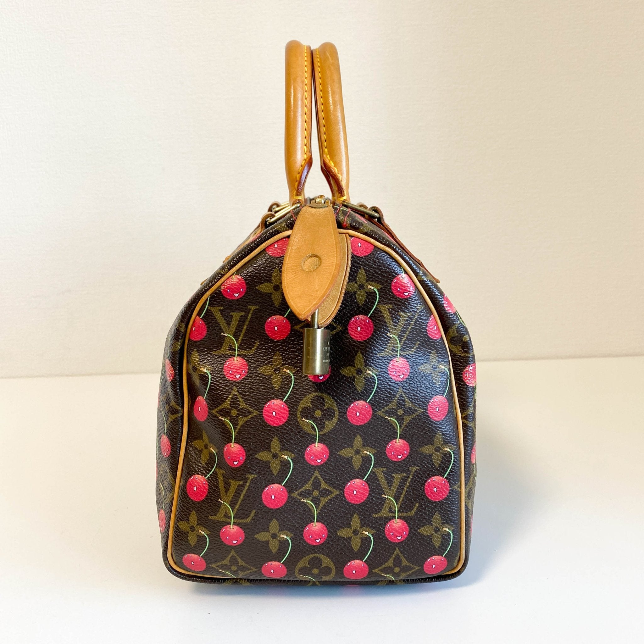 LOUIS VUITTON Louis Vuitton x Takashi Murakami Monogram Cherry Speedy 25, in , Sold by HIVE PRELOVED - Handle Bags, ,