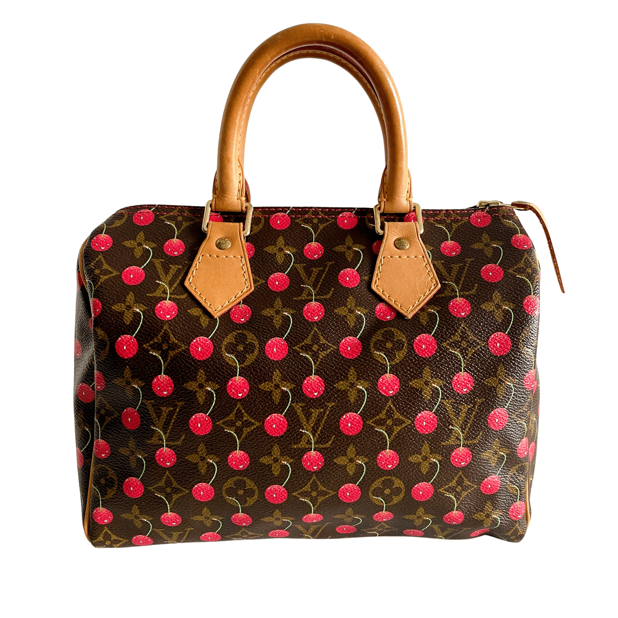 LOUIS VUITTON Louis Vuitton x Takashi Murakami Monogram Cherry Speedy 25, in , Sold by HIVE PRELOVED - Handle Bags, ,