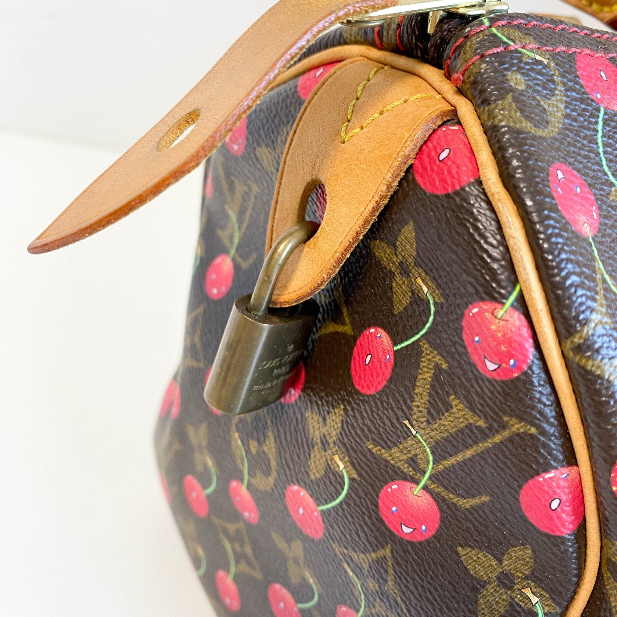 LOUIS VUITTON Louis Vuitton x Takashi Murakami Monogram Cherry Speedy 25, in , Sold by HIVE PRELOVED - Handle Bags, ,