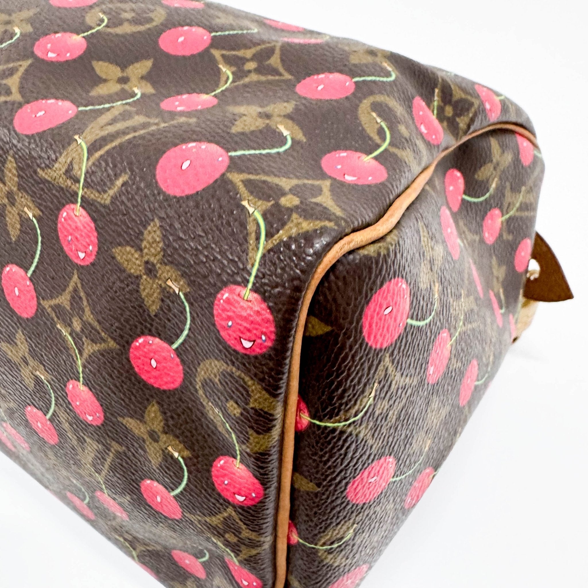 LOUIS VUITTON Louis Vuitton x Takashi Murakami Monogram Cherry Speedy 25, in , Sold by HIVE PRELOVED - Handle Bags, ,
