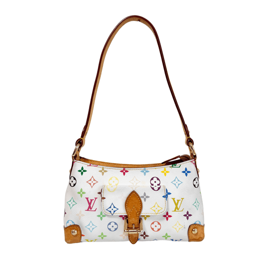 LOUIS VUITTON Louis Vuitton x Takashi Murakami Monogram Multicolor White Eliza Bronze M40098, in , Sold by HIVE PRELOVED - Shoulder Bags, ,