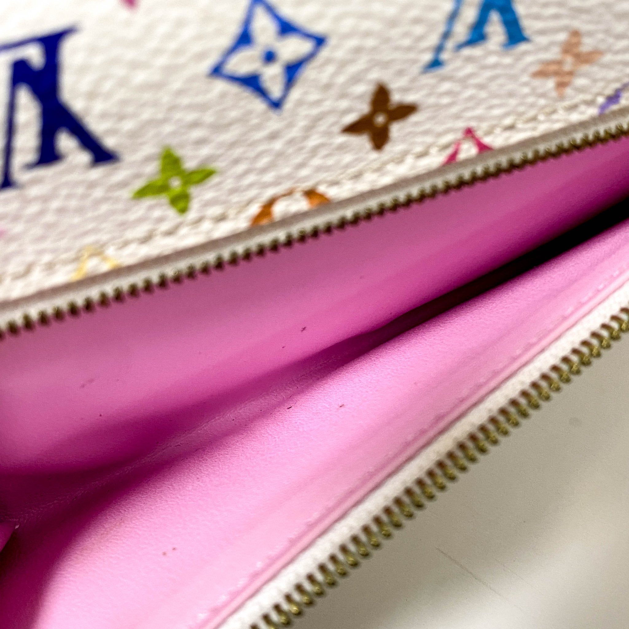 Louis Vuitton x Takashi Murakami Monogram Multicolour Portefeuille Eugenie Wallet Litche in Sold by HIVE PRELOVED