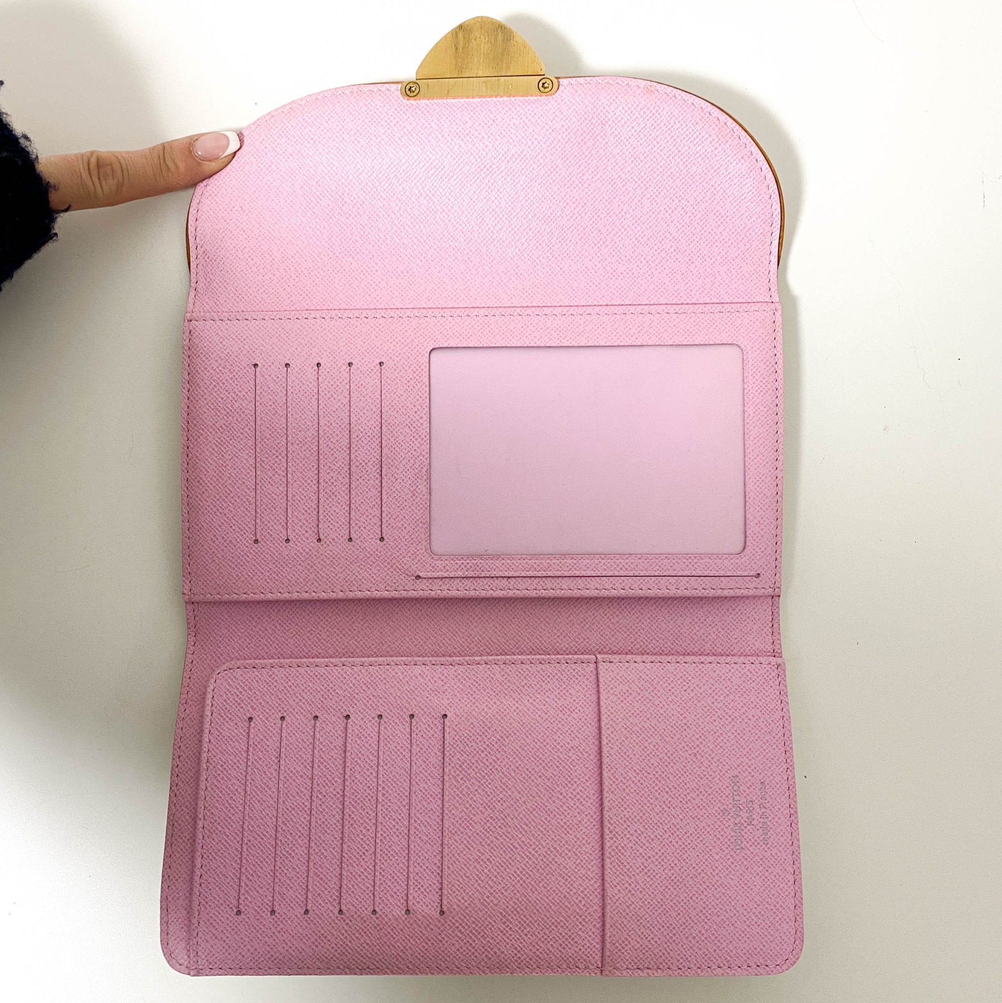 Louis Vuitton x Takashi Murakami Monogram Multicolour Portefeuille Eugenie Wallet Litche in Sold by HIVE PRELOVED