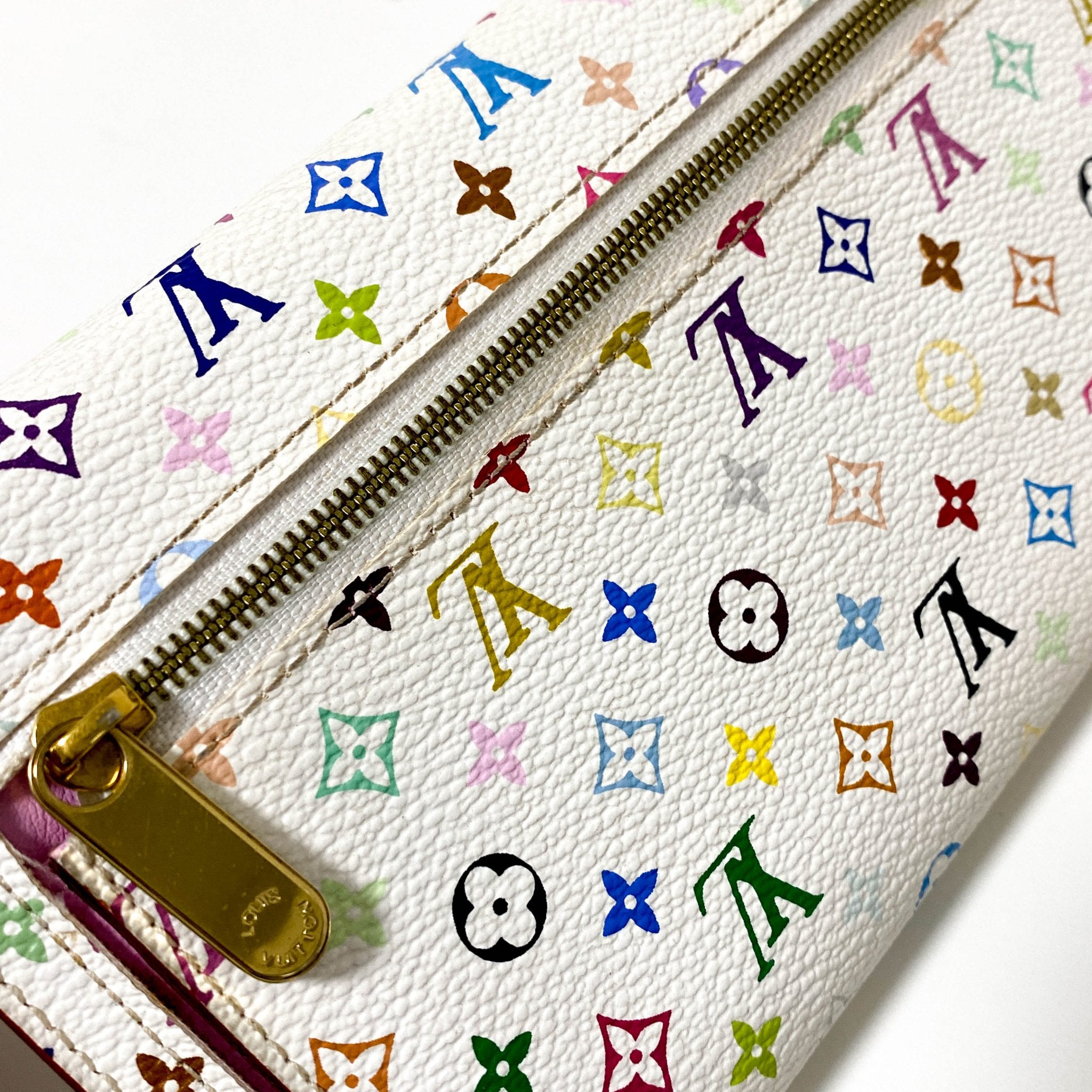 Louis Vuitton x Takashi Murakami Monogram Multicolour Portefeuille Eugenie Wallet Litche in Sold by HIVE PRELOVED