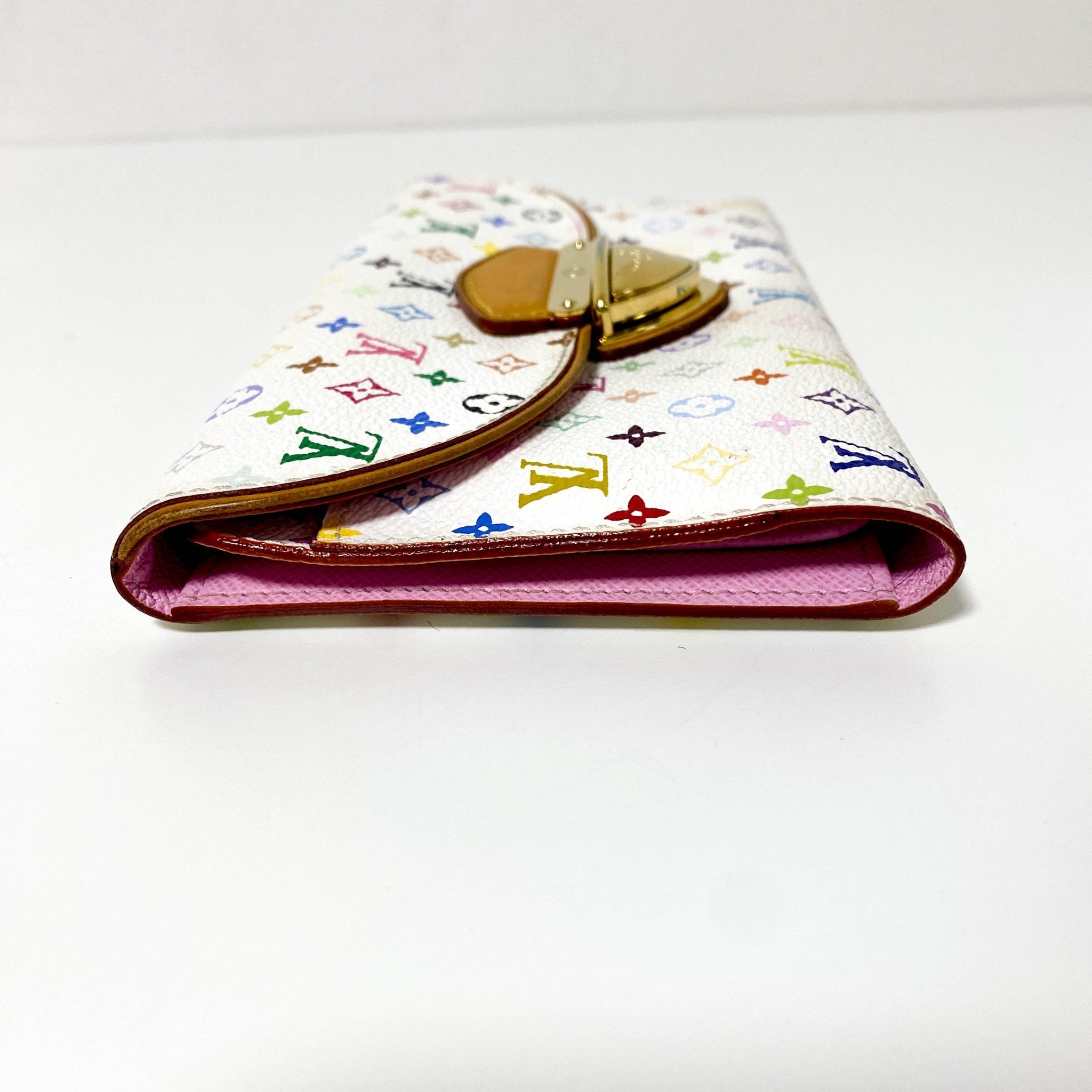 Louis Vuitton x Takashi Murakami Monogram Multicolour Portefeuille Eugenie Wallet Litche in Sold by HIVE PRELOVED