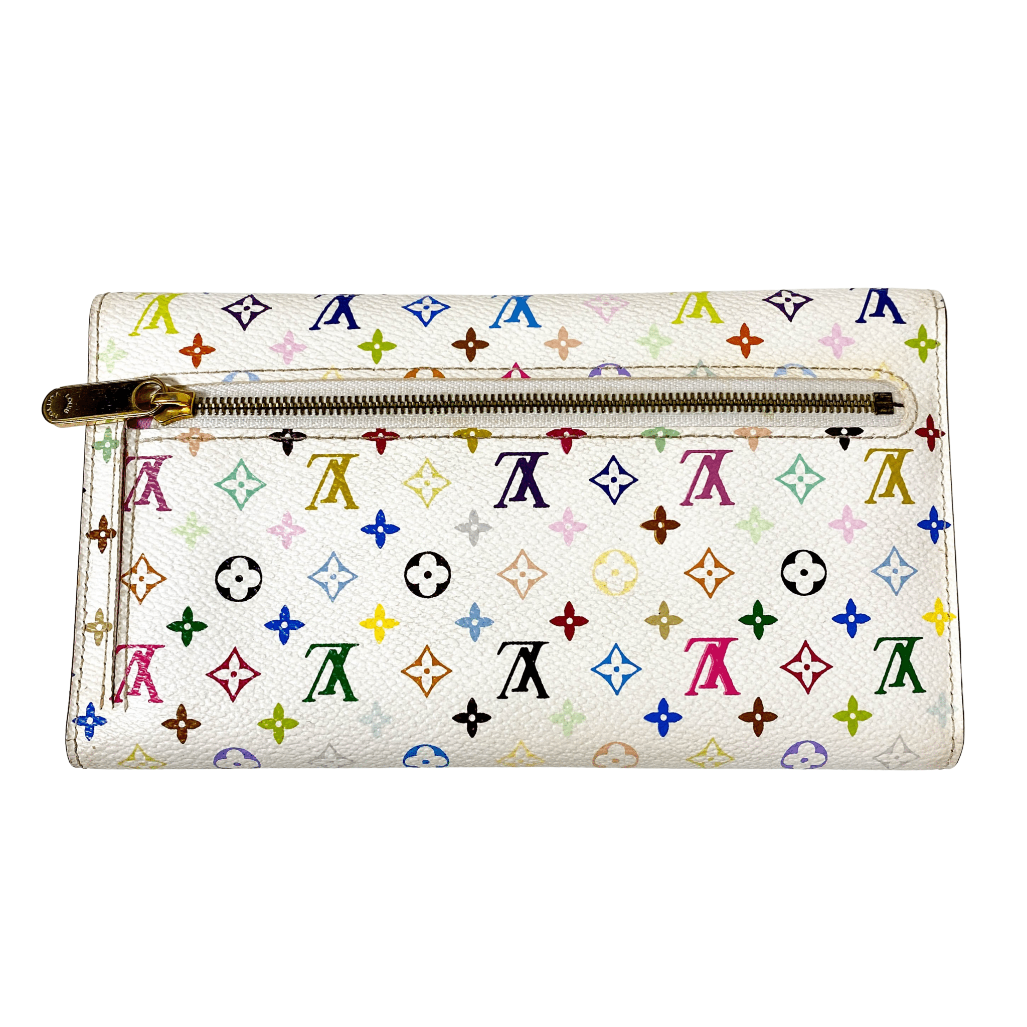 Louis Vuitton x Takashi Murakami Monogram Multicolour Portefeuille Eugenie Wallet Litche in Sold by HIVE PRELOVED