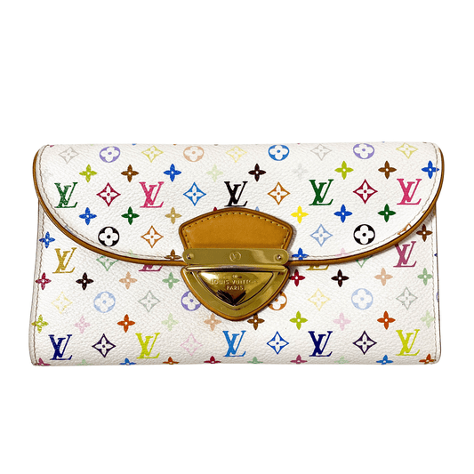 LOUIS VUITTON Louis Vuitton x Takashi Murakami Monogram Multicolour Portefeuille Eugenie Wallet Litche, in , Sold by HIVE PRELOVED - Purses / Wallets, ,