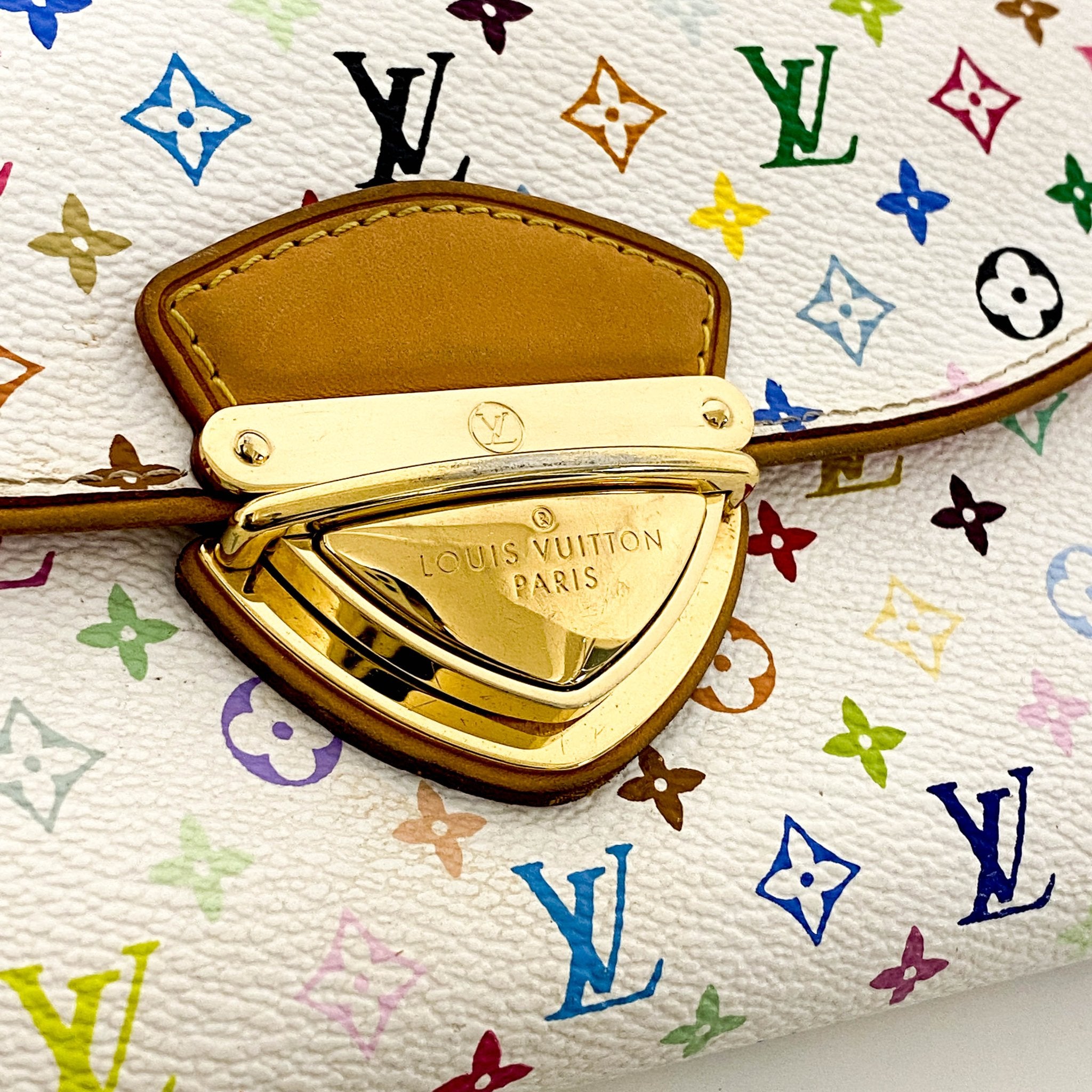Louis Vuitton x Takashi Murakami Monogram Multicolour Portefeuille Eugenie Wallet Litche in Sold by HIVE PRELOVED