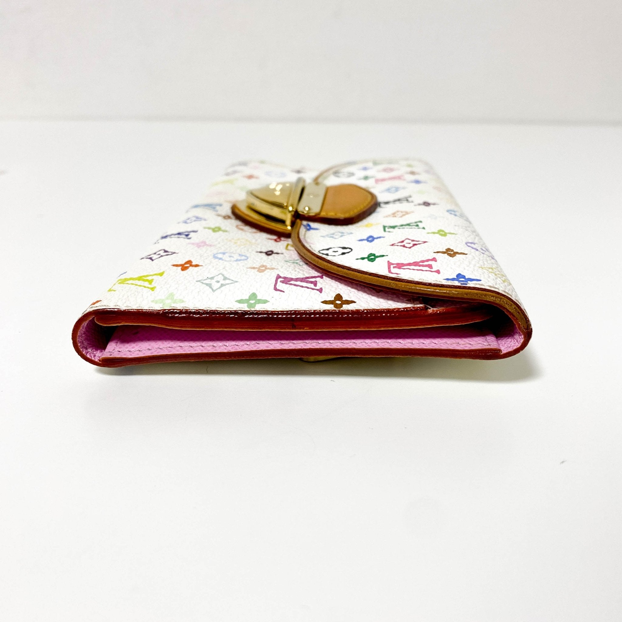 Louis Vuitton x Takashi Murakami Monogram Multicolour Portefeuille Eugenie Wallet Litche in Sold by HIVE PRELOVED