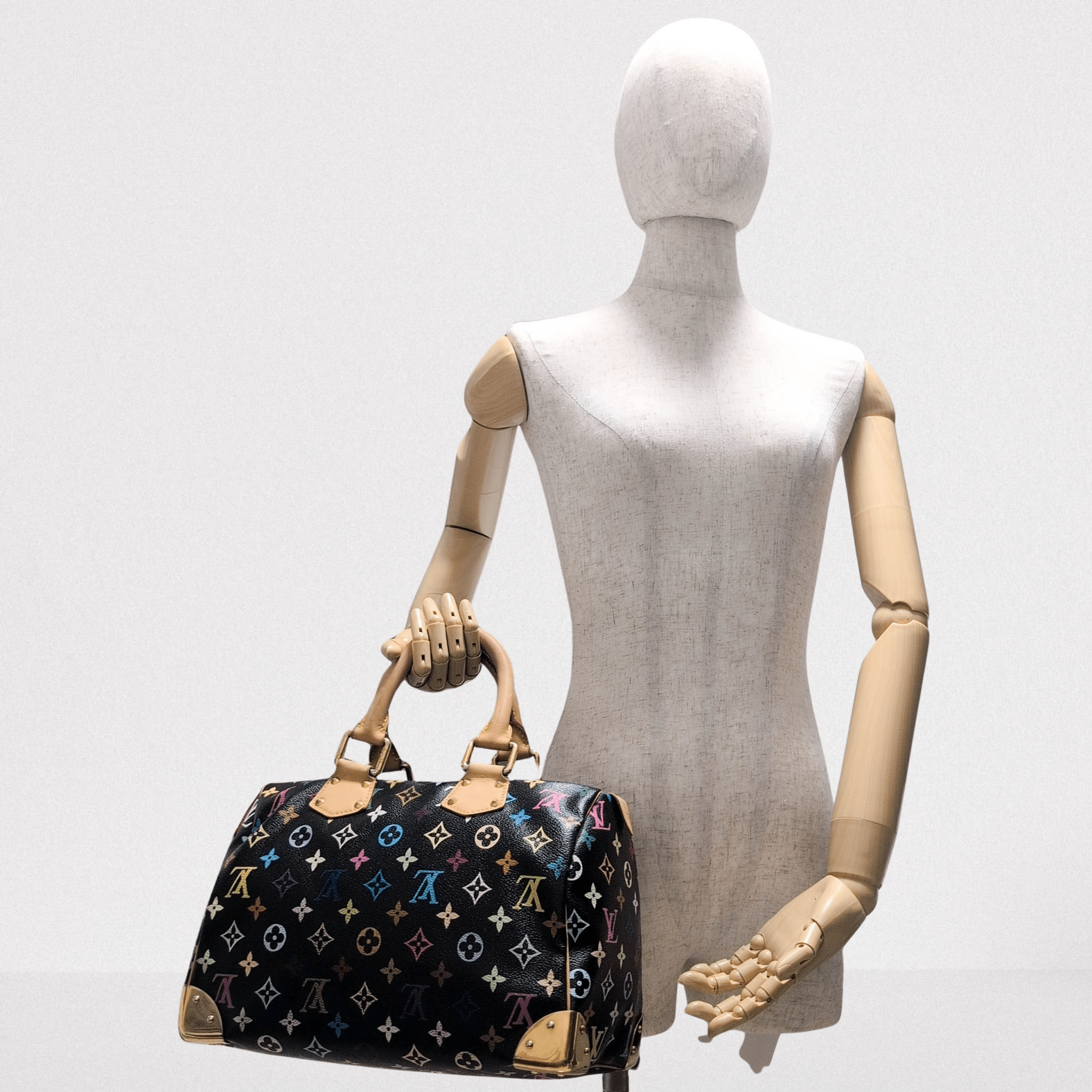 LOUIS VUITTON Louis Vuitton x Takashi Murakami Multicolour Speedy 30, in , Sold by HIVE PRELOVED - Handle Bags, ,