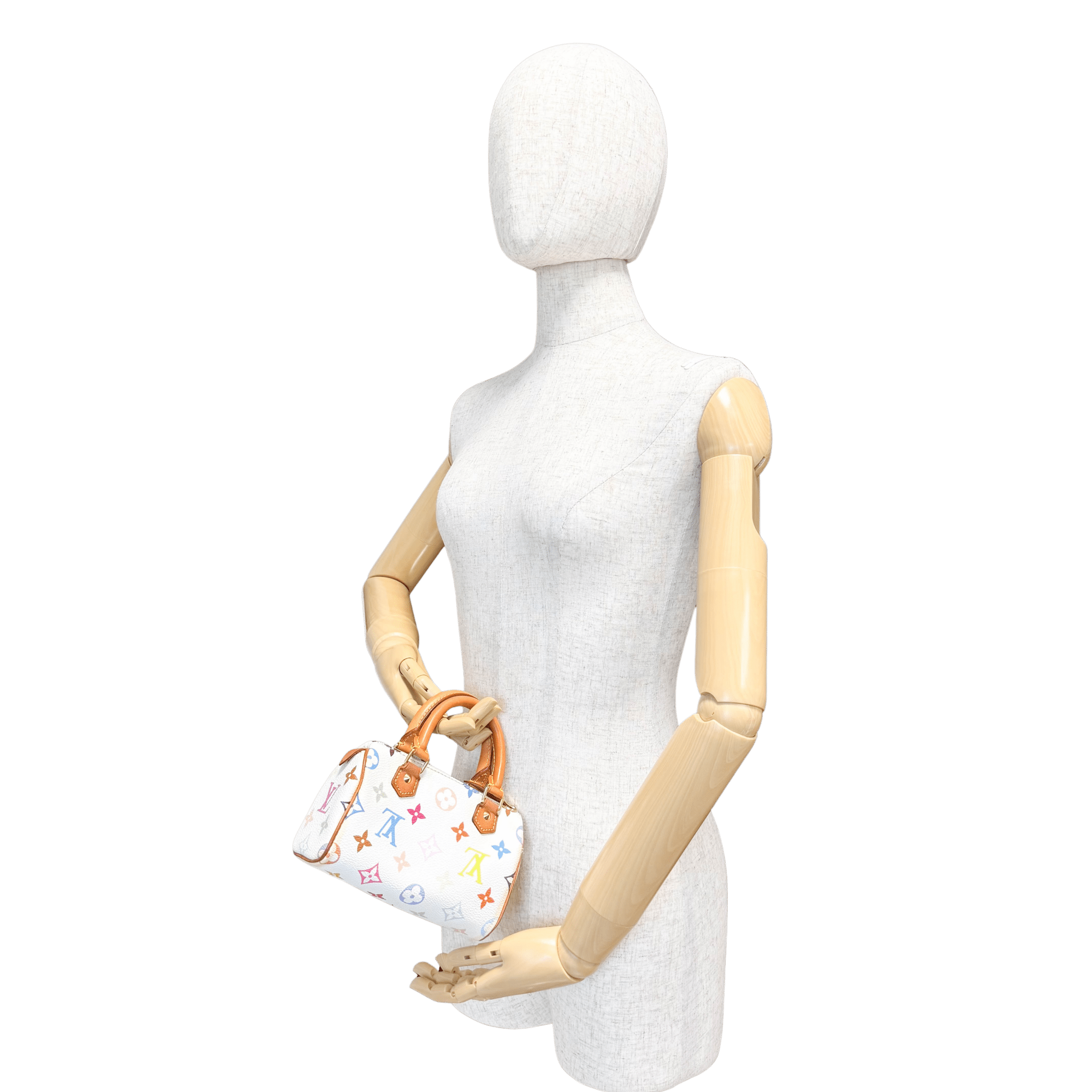 Louis Vuitton x Takashi Murakami Nano / Mini HL Speedy Bandoulière Multicolour Monogram Canvas in Sold by HIVE PRELOVE