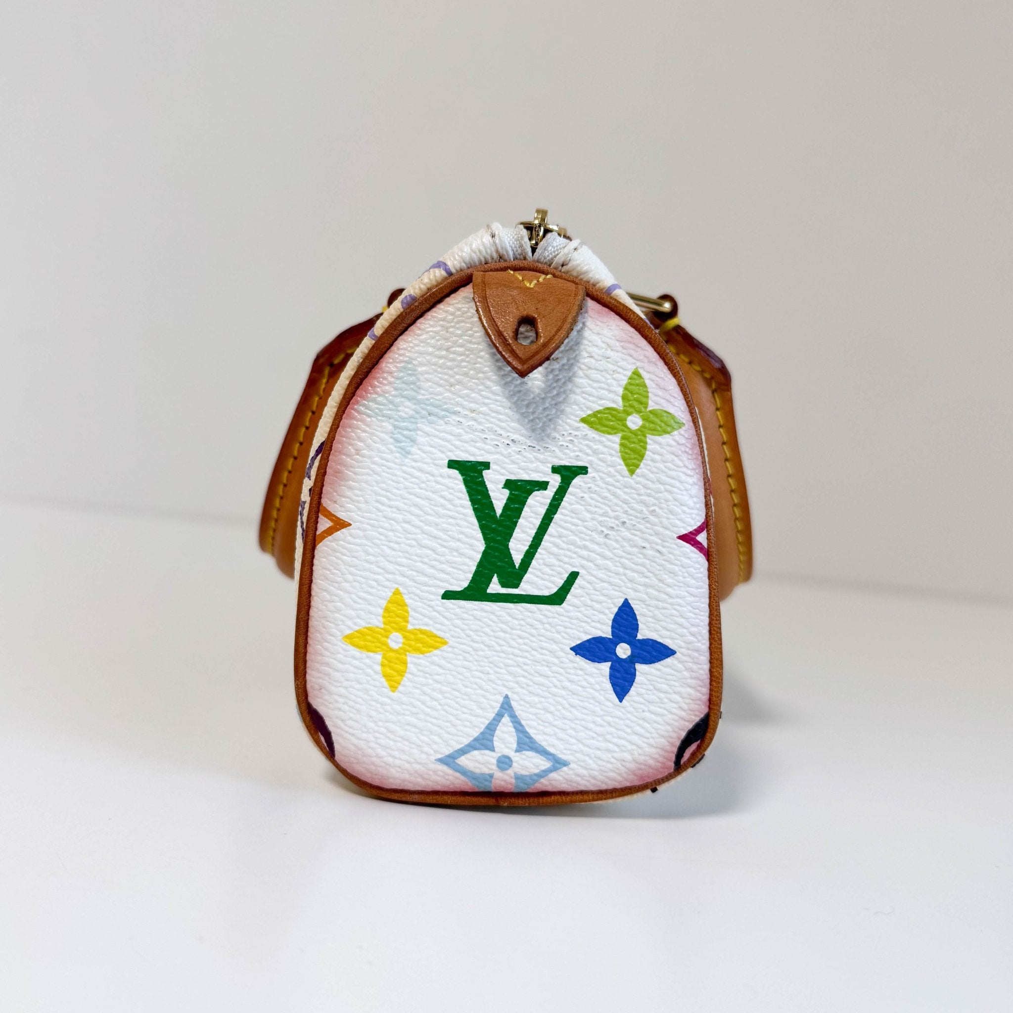 Louis Vuitton x Takashi Murakami Nano / Mini HL Speedy Bandoulière Multicolour Monogram Canvas in Sold by HIVE PRELOVE