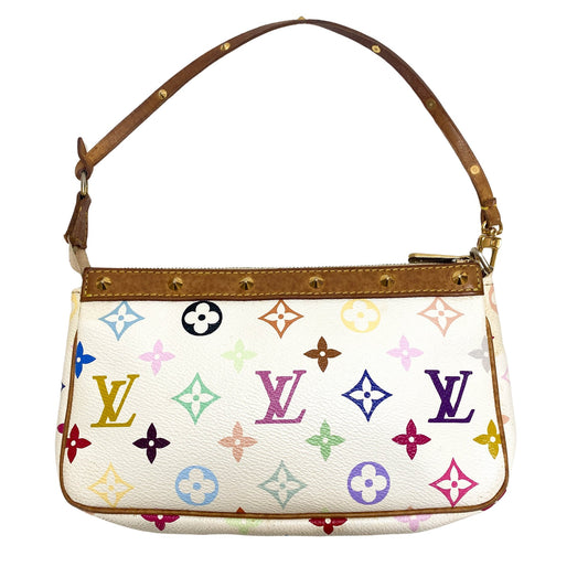 LOUIS VUITTON Takashi Murakami Pochette Accessoire Multicolor Monogram Handbag, in, Sold by HIVE PRELOVED - Shoulder Bags