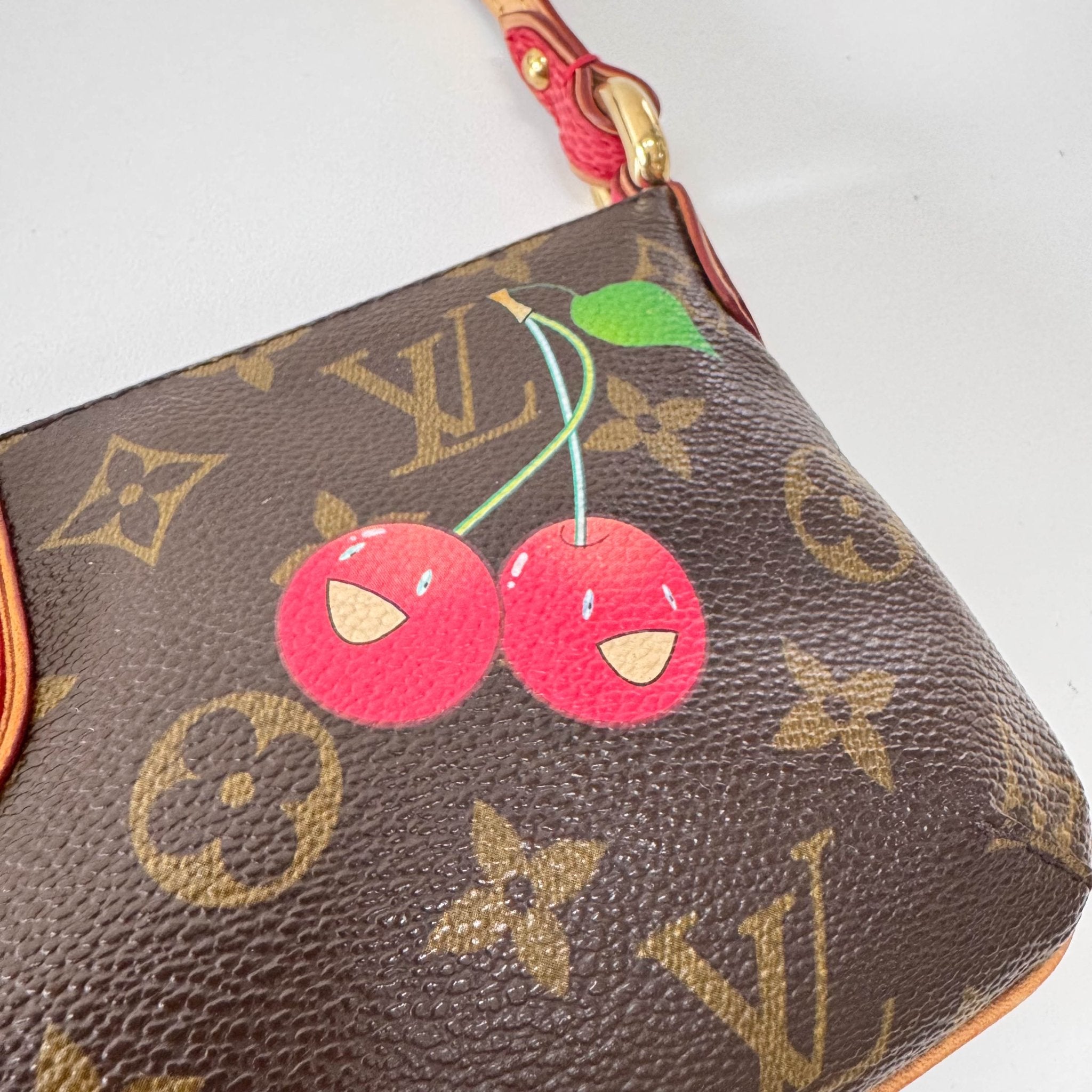 LOUIS VUITTON LV x Takashi Murakami Collab 2005 Monogram Cherry Mon Cherie, in , Sold by HIVE PRELOVED - Shoulder Bags, ,