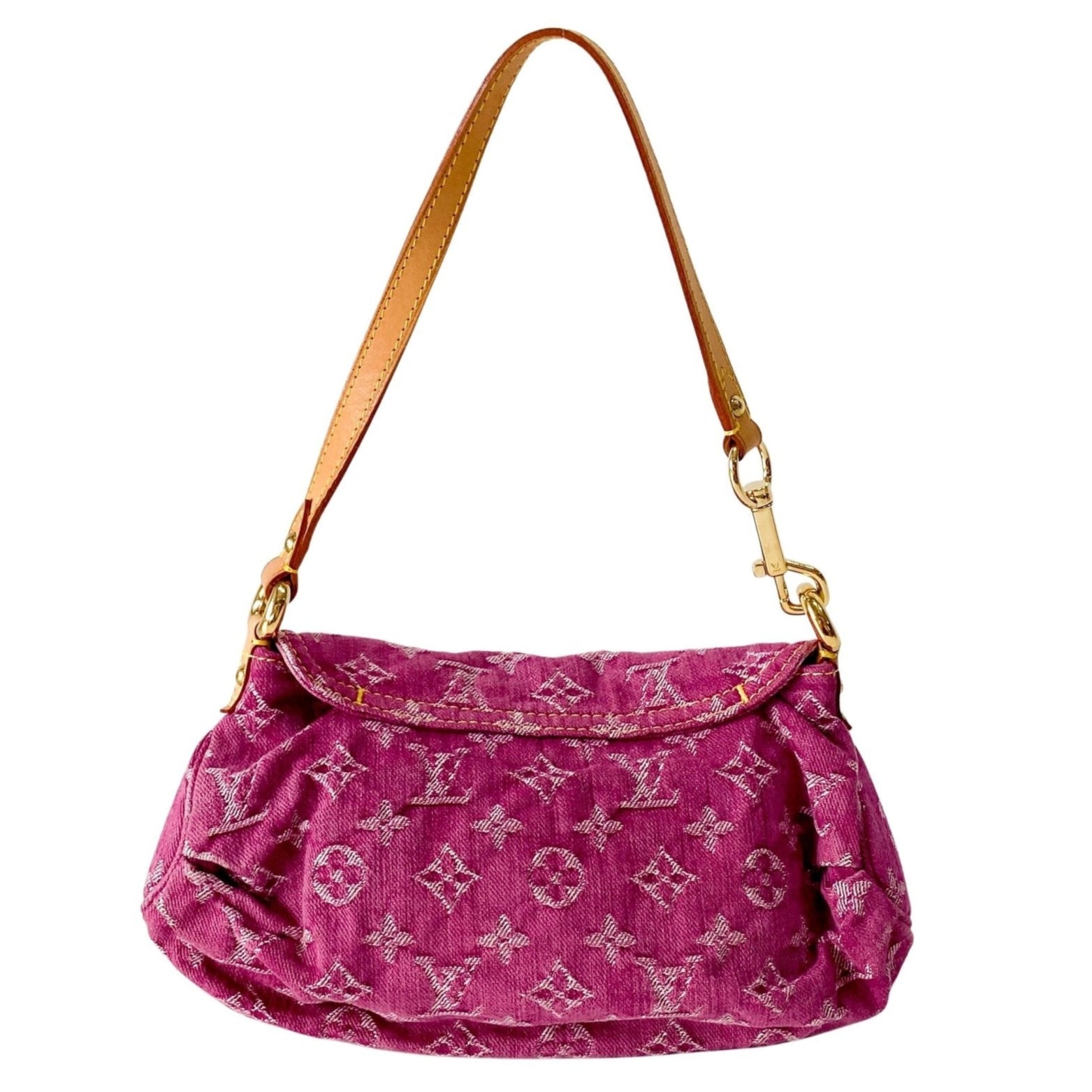 LOUIS VUITTON Mini Platy in Pink Denim, in , Sold by HIVE PRELOVED - Shoulder Bags, ,