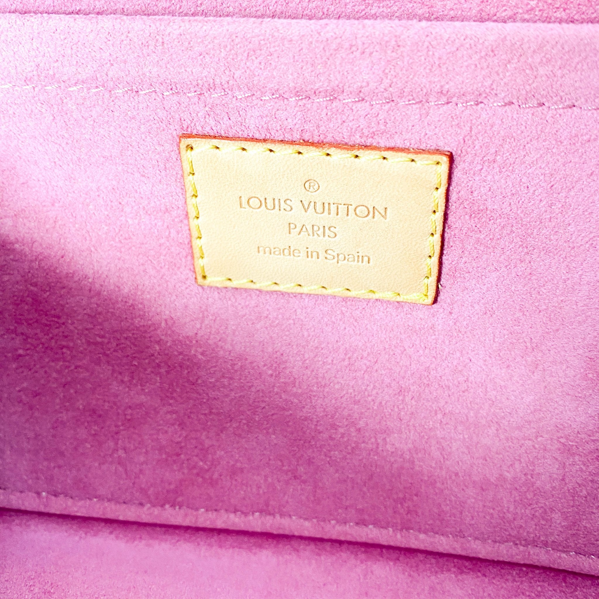 LOUIS VUITTON Mini Platy in Pink Denim, in , Sold by HIVE PRELOVED - Shoulder Bags, ,