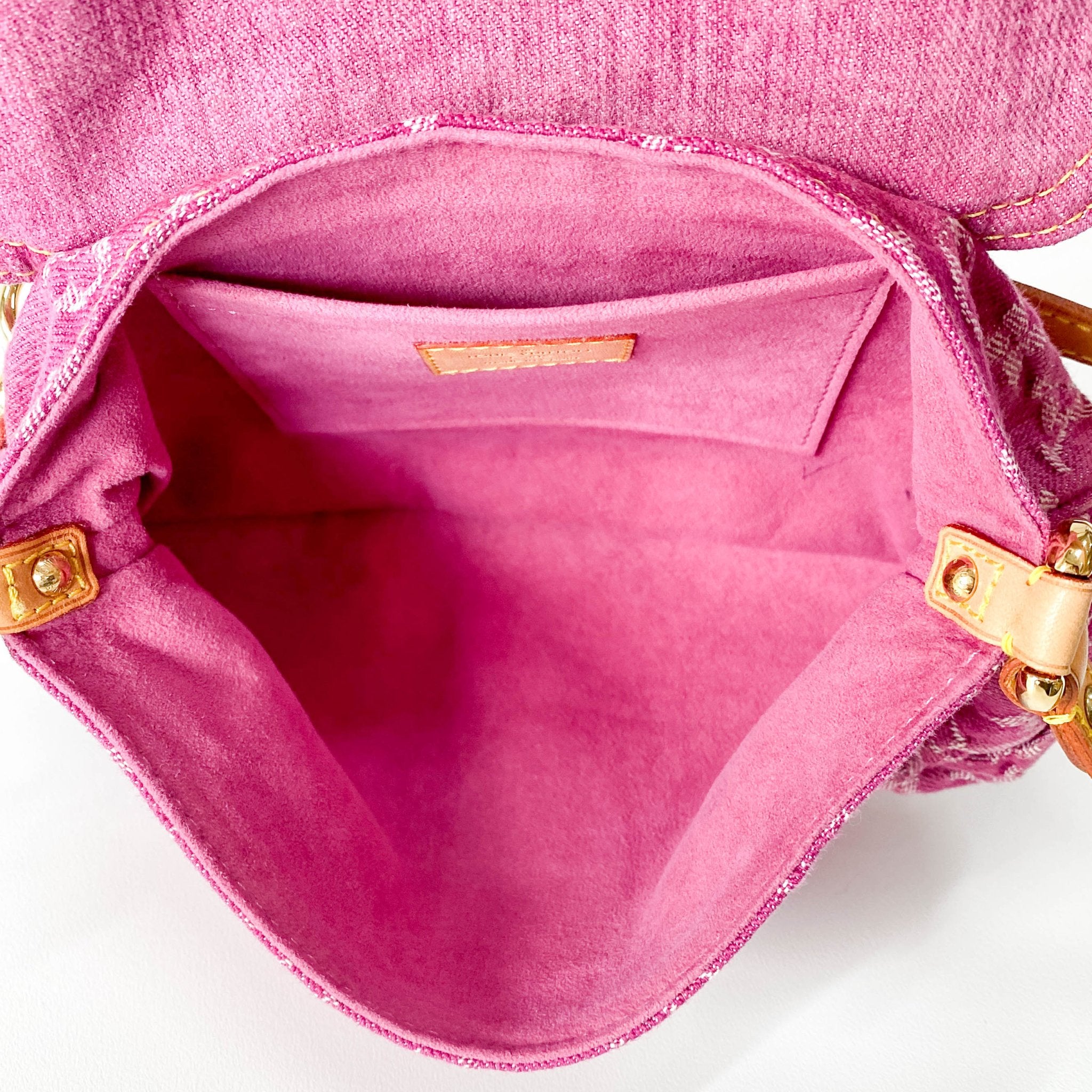 LOUIS VUITTON Mini Platy in Pink Denim, in , Sold by HIVE PRELOVED - Shoulder Bags, ,