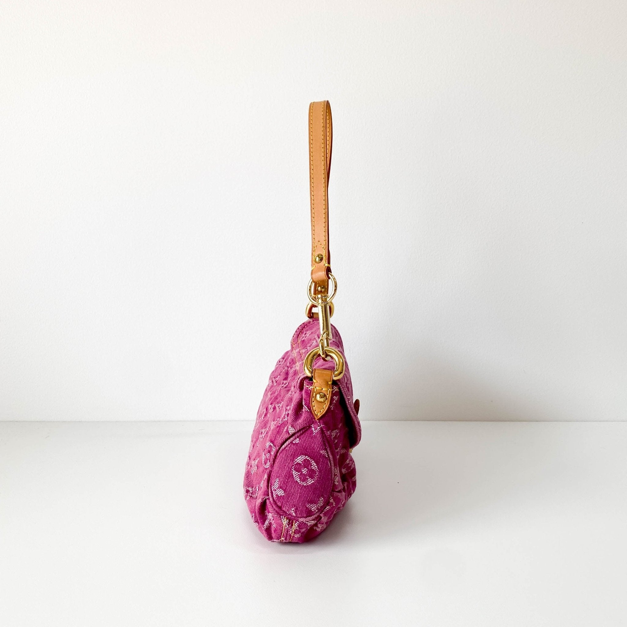 LOUIS VUITTON Mini Platy in Pink Denim, in , Sold by HIVE PRELOVED - Shoulder Bags, ,