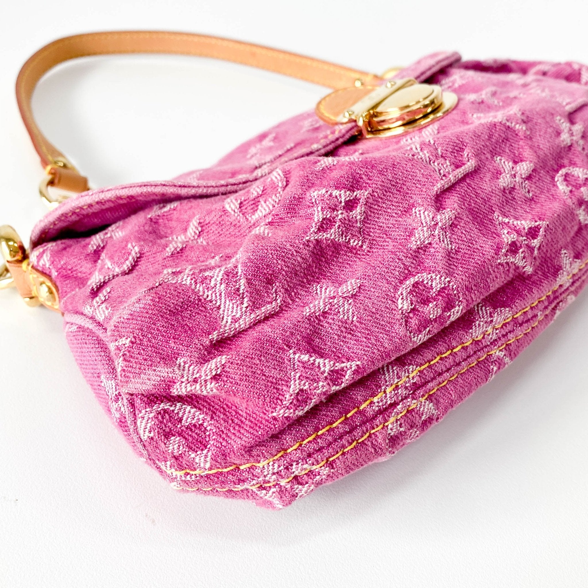 LOUIS VUITTON Mini Platy in Pink Denim, in , Sold by HIVE PRELOVED - Shoulder Bags, ,