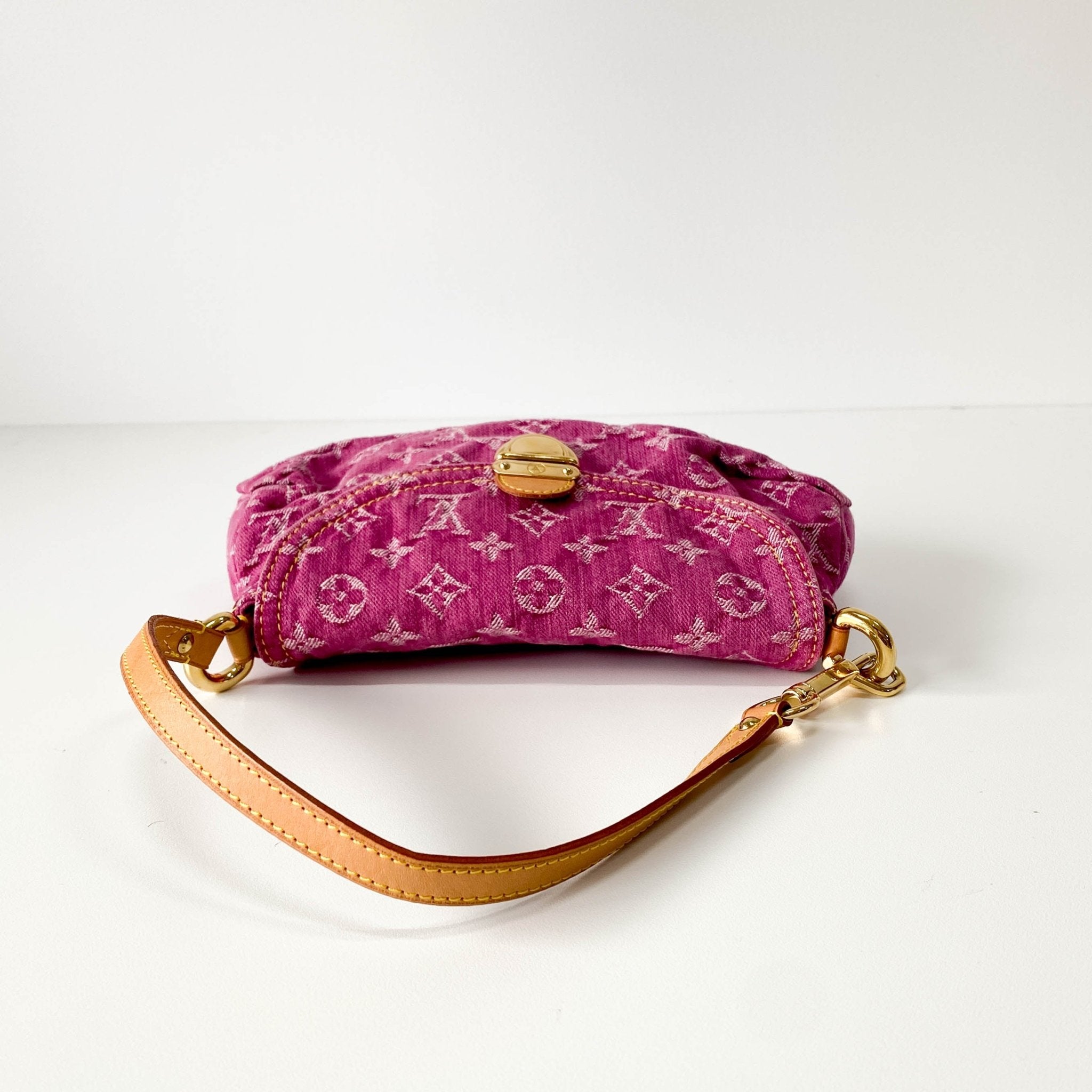LOUIS VUITTON Mini Platy in Pink Denim, in , Sold by HIVE PRELOVED - Shoulder Bags, ,