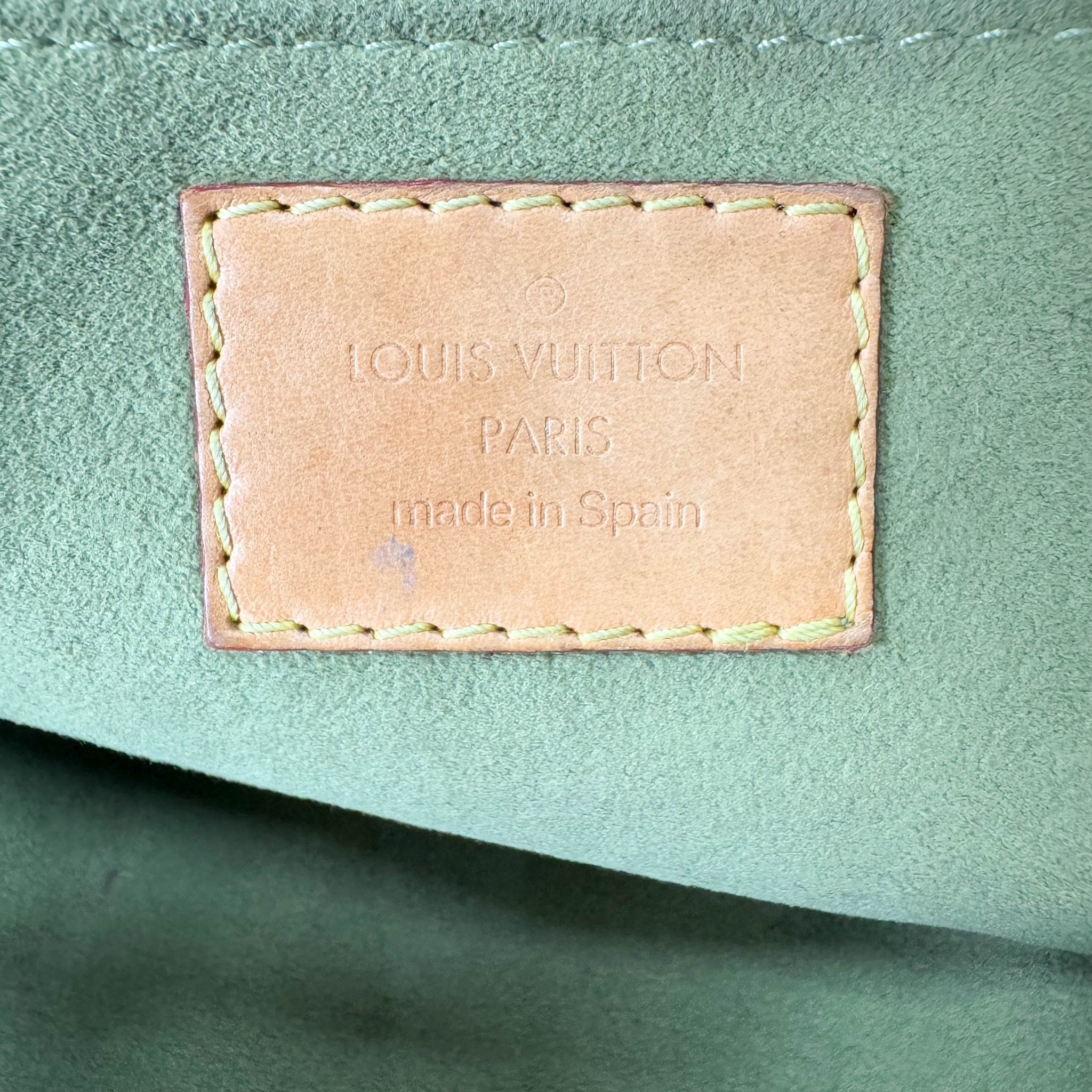 LOUIS VUITTON Mini Pleaty Green Denim Shoulder Bag, in , Sold by HIVE PRELOVED - Shoulder Bags, ,