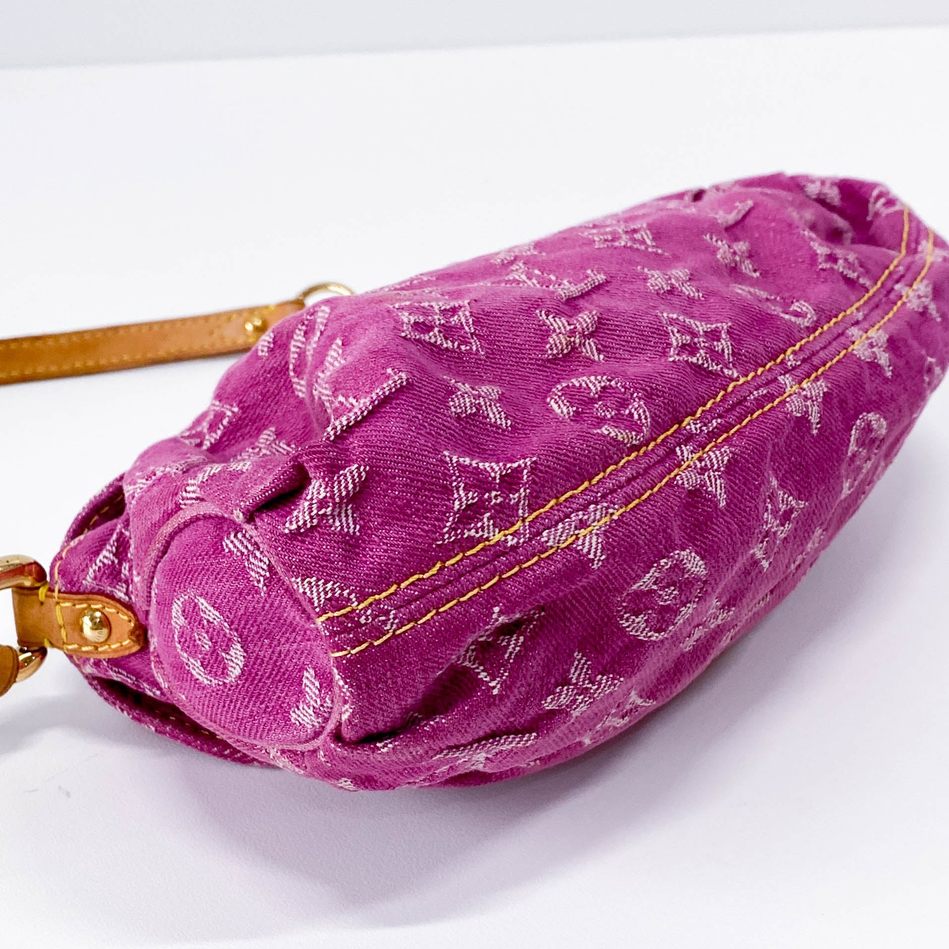 LOUIS VUITTON Mini Pleaty in Pink Denim, in , Sold by HIVE PRELOVED - Shoulder Bags, ,