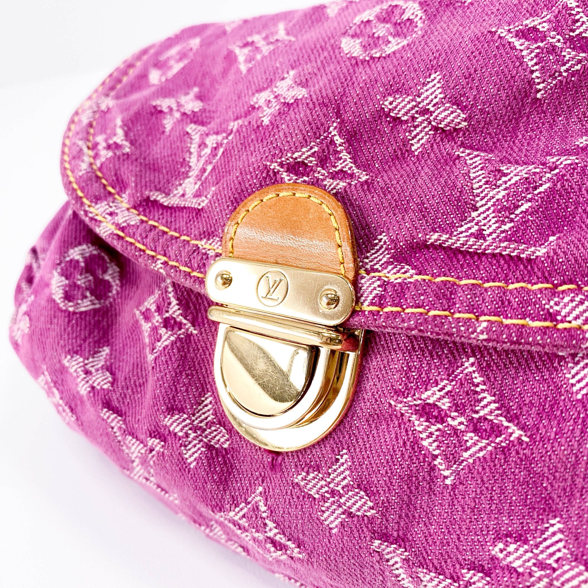 LOUIS VUITTON Mini Pleaty in Pink Denim, in , Sold by HIVE PRELOVED - Shoulder Bags, ,