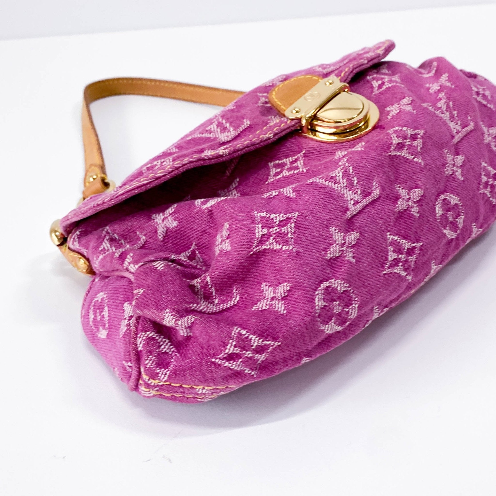 LOUIS VUITTON Mini Pleaty in Pink Denim, in , Sold by HIVE PRELOVED - Shoulder Bags, ,