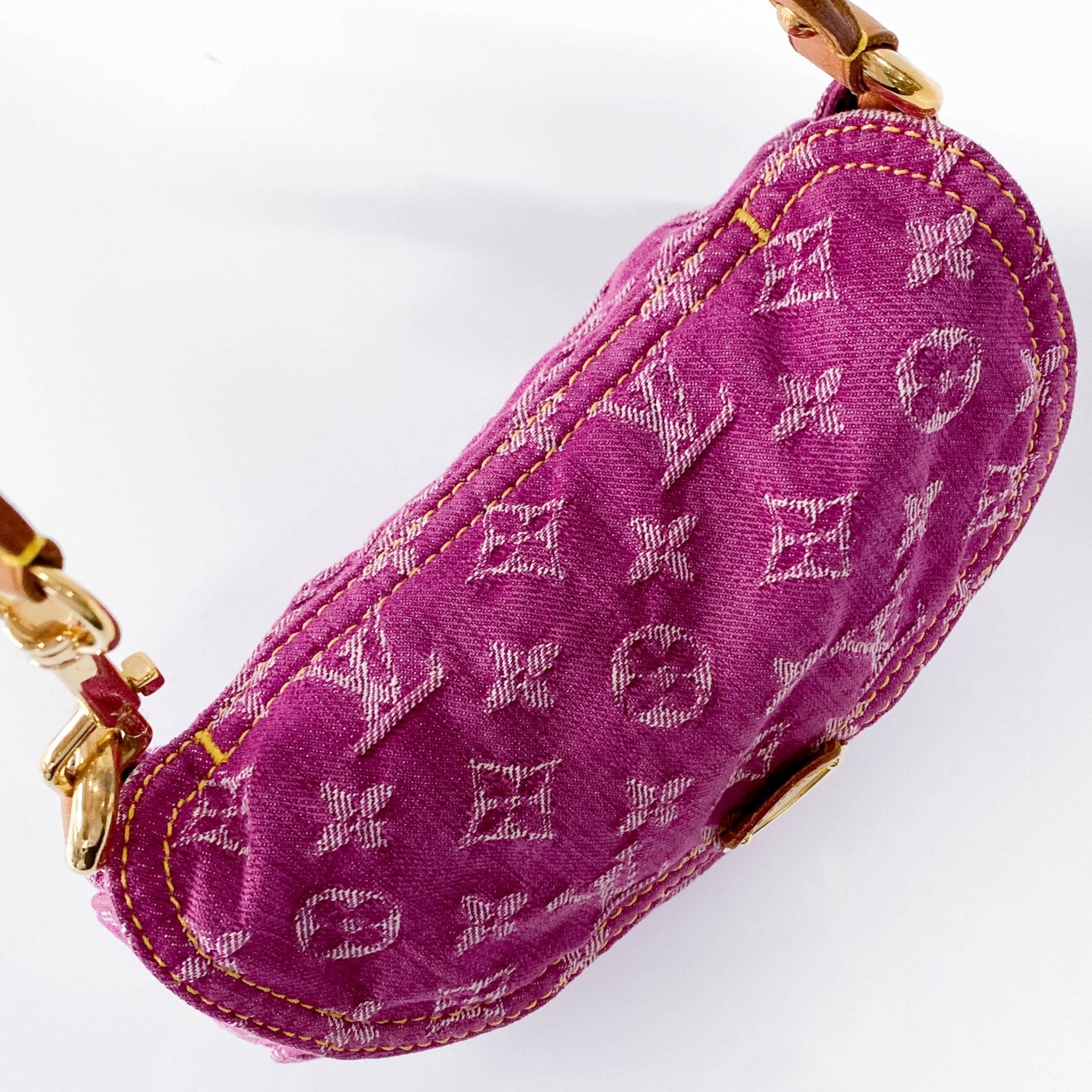 LOUIS VUITTON Mini Pleaty in Pink Denim, in , Sold by HIVE PRELOVED - Shoulder Bags, ,
