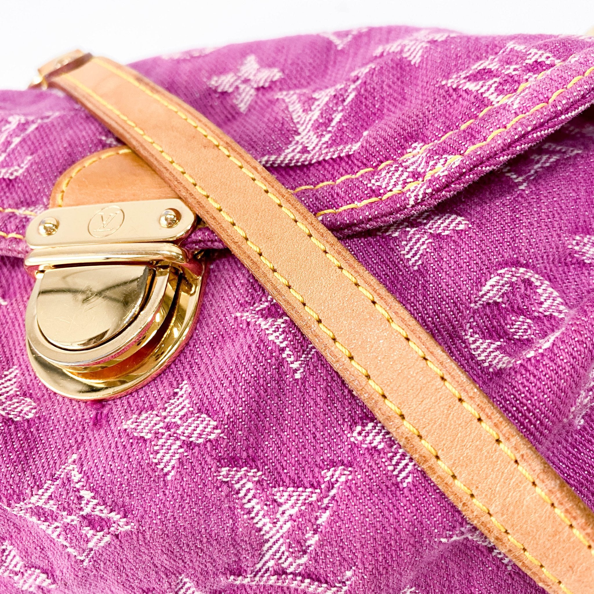 LOUIS VUITTON Mini Pleaty in Pink Denim, in , Sold by HIVE PRELOVED - Shoulder Bags, ,