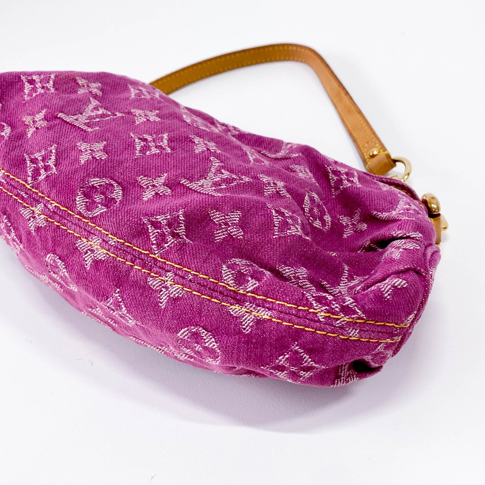 LOUIS VUITTON Mini Pleaty in Pink Denim, in , Sold by HIVE PRELOVED - Shoulder Bags, ,