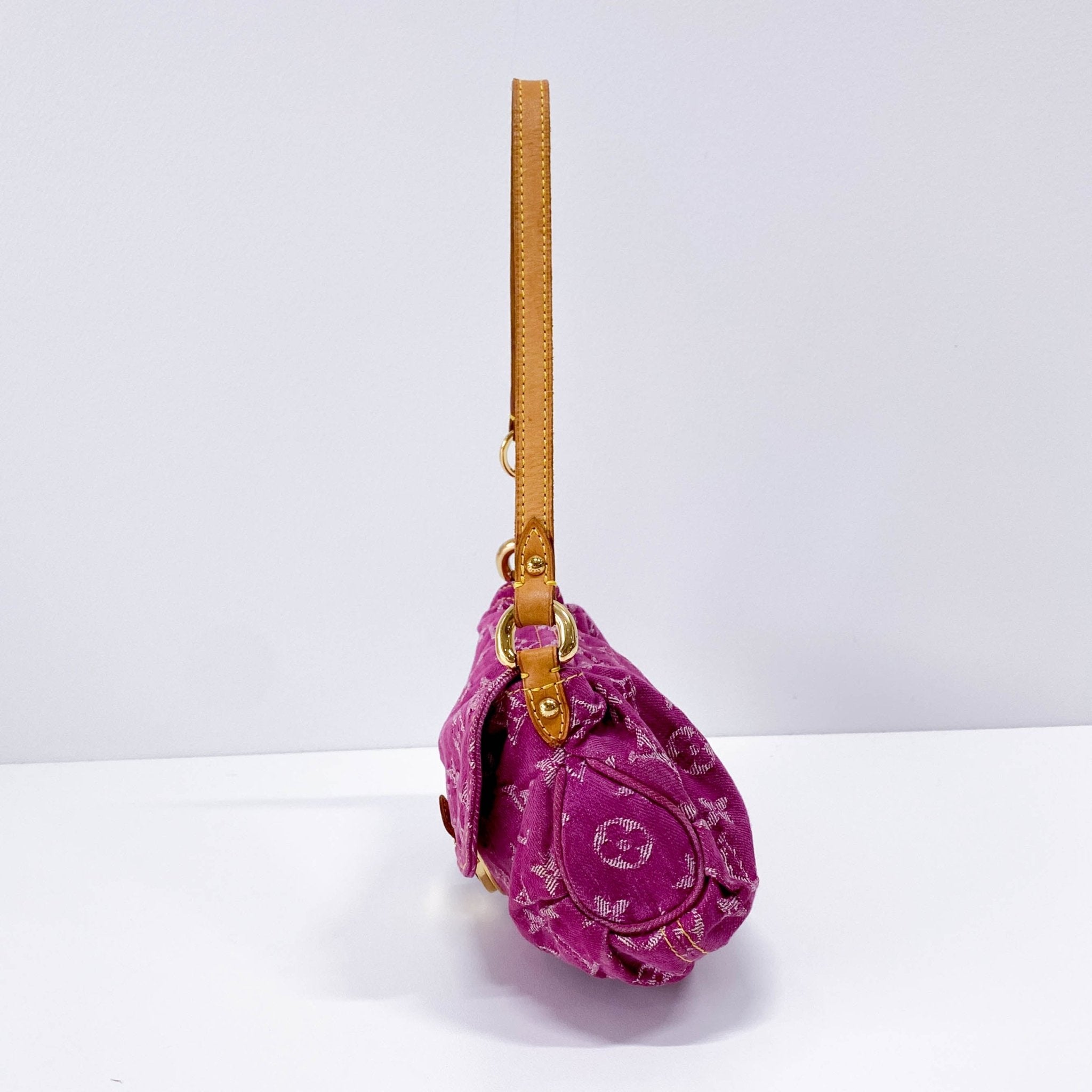 LOUIS VUITTON Mini Pleaty in Pink Denim, in , Sold by HIVE PRELOVED - Shoulder Bags, ,