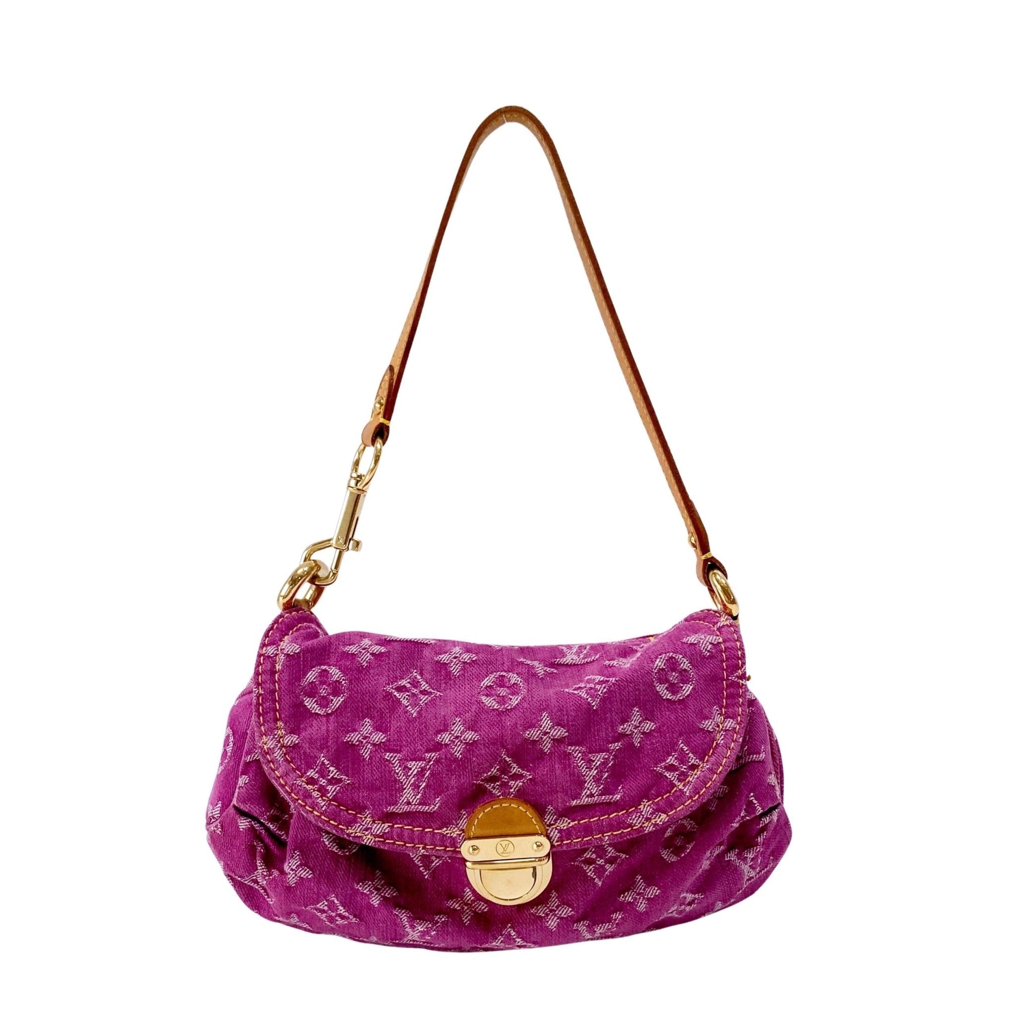 LOUIS VUITTON Mini Pleaty in Pink Denim, in , Sold by HIVE PRELOVED - Shoulder Bags, ,