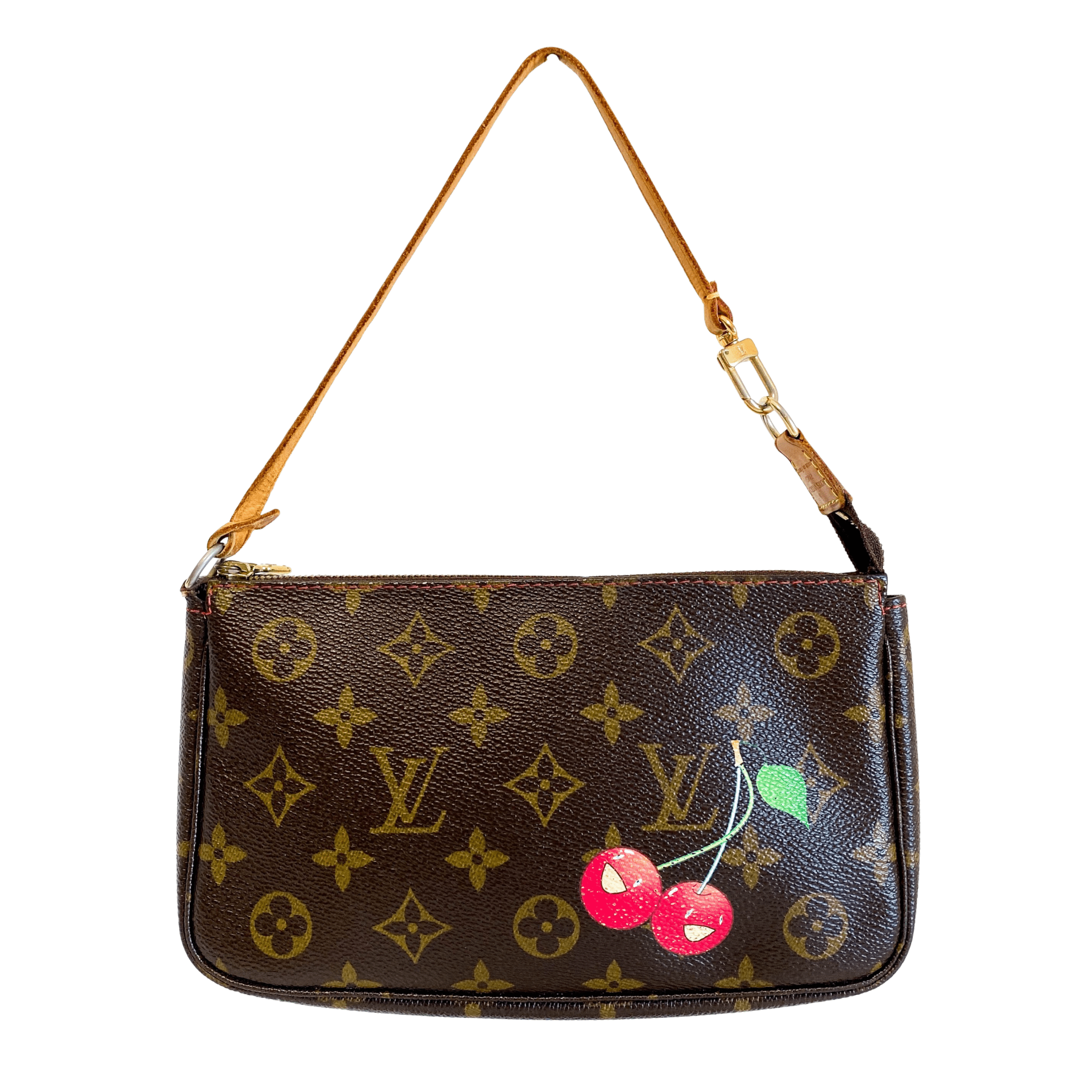 LOUIS VUITTON Monogram Cherry Pochette Accessoire, in , Sold by HIVE PRELOVED - Mini bags, Shoulder Bags,