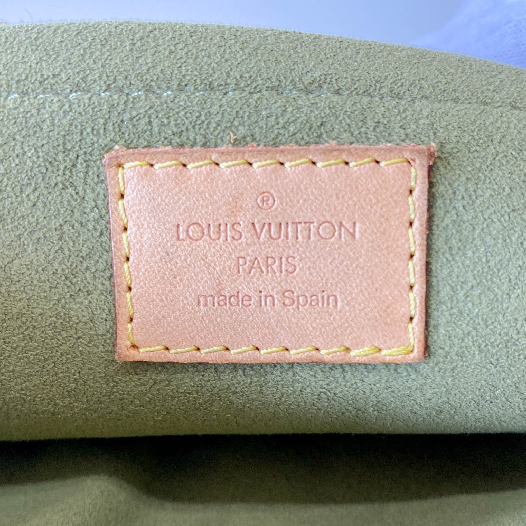 LOUIS VUITTON Monogram Denim Pleaty Shoulder Bag in Khaki Green, in , Sold by HIVE PRELOVED - Shoulder Bags, ,