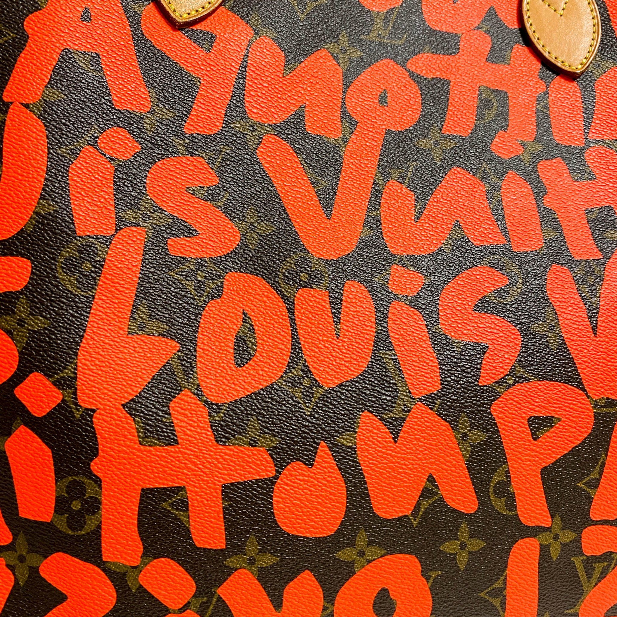 LOUIS VUITTON Monogram Graffiti Neverfull GM Orange, in , Sold by HIVE PRELOVED - Totes, ,