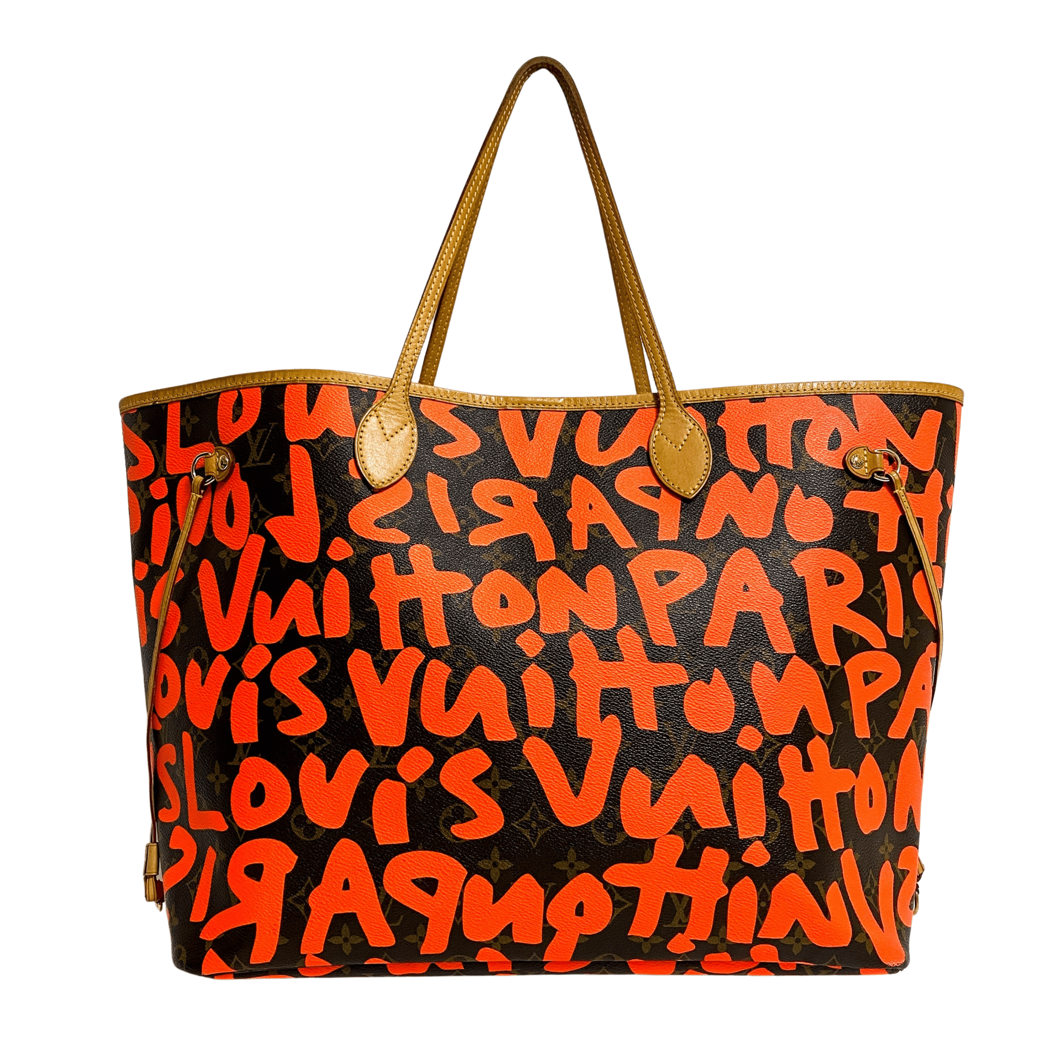 LOUIS VUITTON Monogram Graffiti Neverfull GM Orange, in , Sold by HIVE PRELOVED - Totes, ,