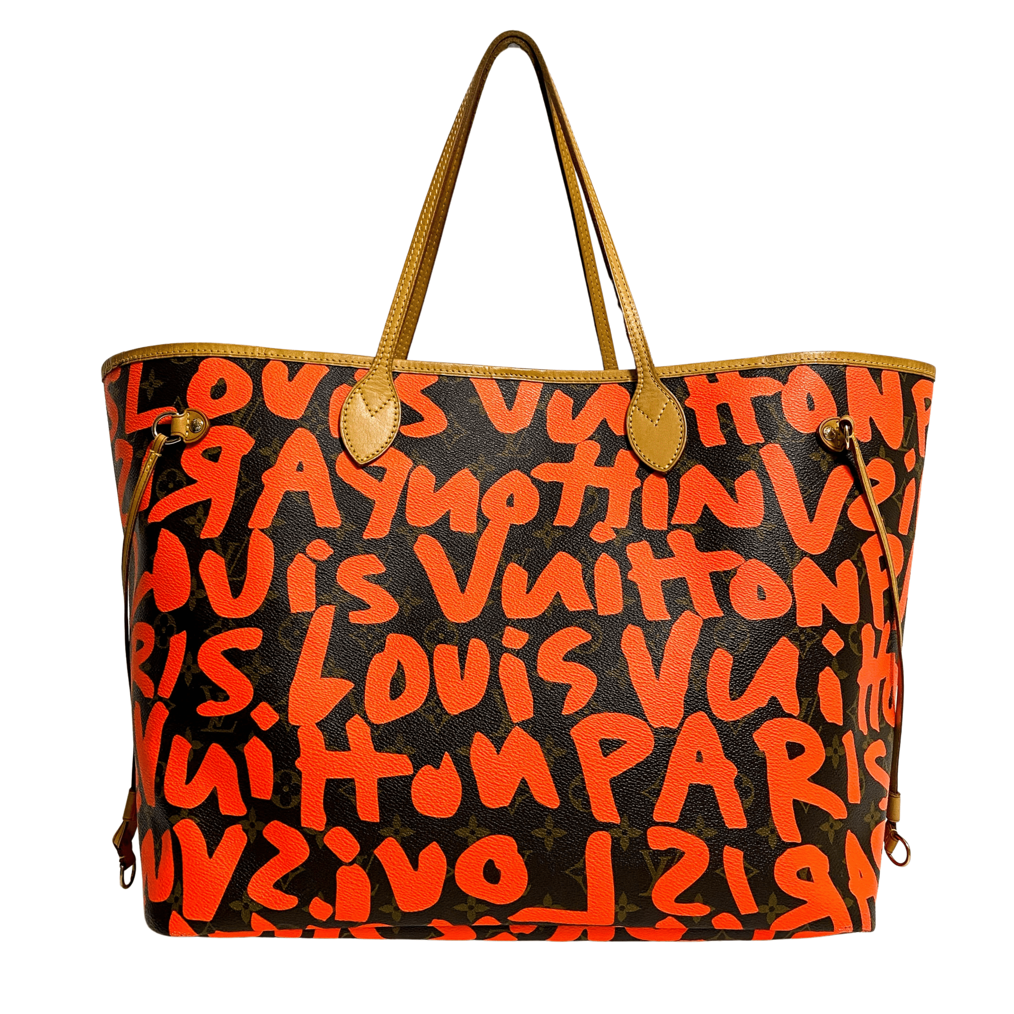 LOUIS VUITTON Monogram Graffiti Neverfull GM Orange, in , Sold by HIVE PRELOVED - Totes, ,