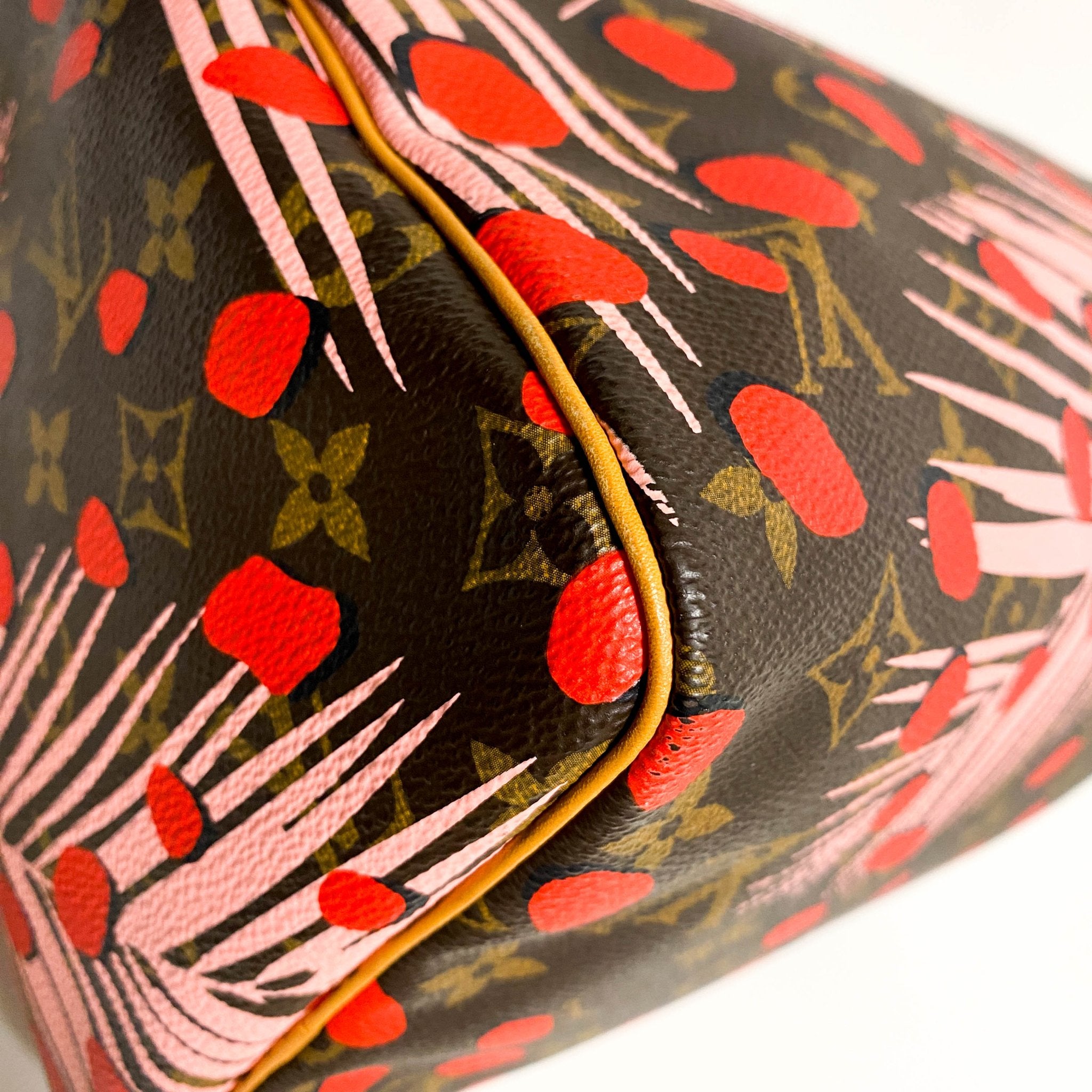 LOUIS VUITTON Monogram Jungle Dots Speedy 30 Sugar Pink Poppy, in , Sold by HIVE PRELOVED - Handle Bags, ,