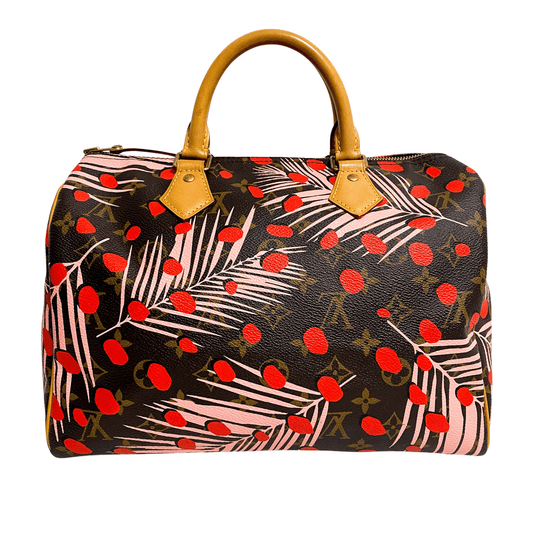 LOUIS VUITTON Monogram Jungle Dots Speedy 30 Sugar Pink Poppy, in , Sold by HIVE PRELOVED - Handle Bags, ,