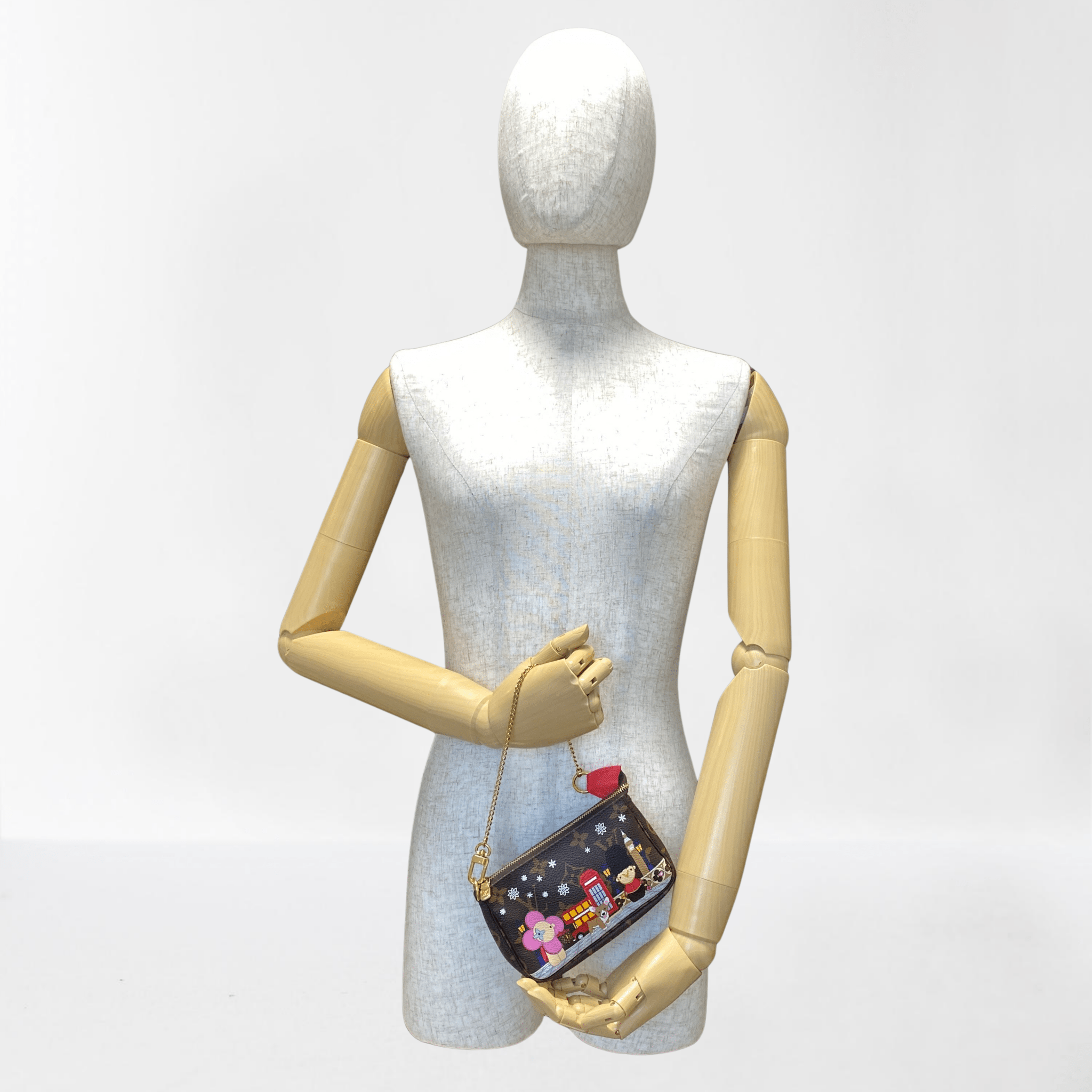 LOUIS VUITTON Monogram Mini Pochette Accessoire Rouge M80863, in , Sold by HIVE PRELOVED - Handle Bags, Shoulder Bags,