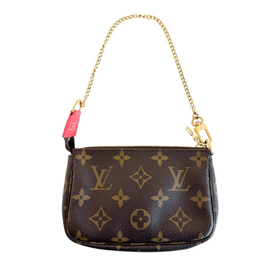 LOUIS VUITTON Monogram Mini Pochette Accessoire Rouge M80863, in , Sold by HIVE PRELOVED - Handle Bags, Shoulder Bags,